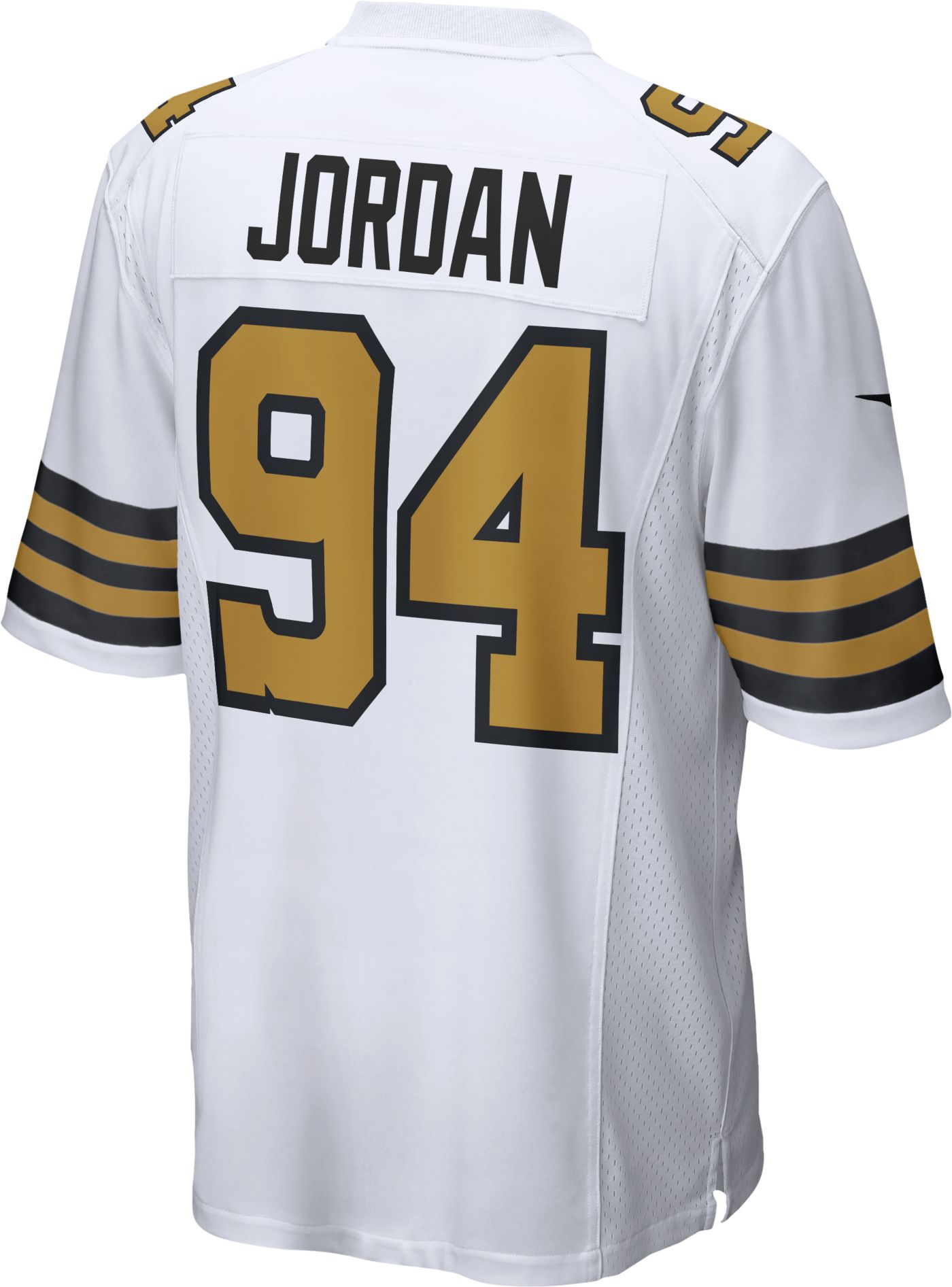 Nike Men s New Orleans Saints Cam Jordan 94 White Game Jersey Dick s Sporting Goods