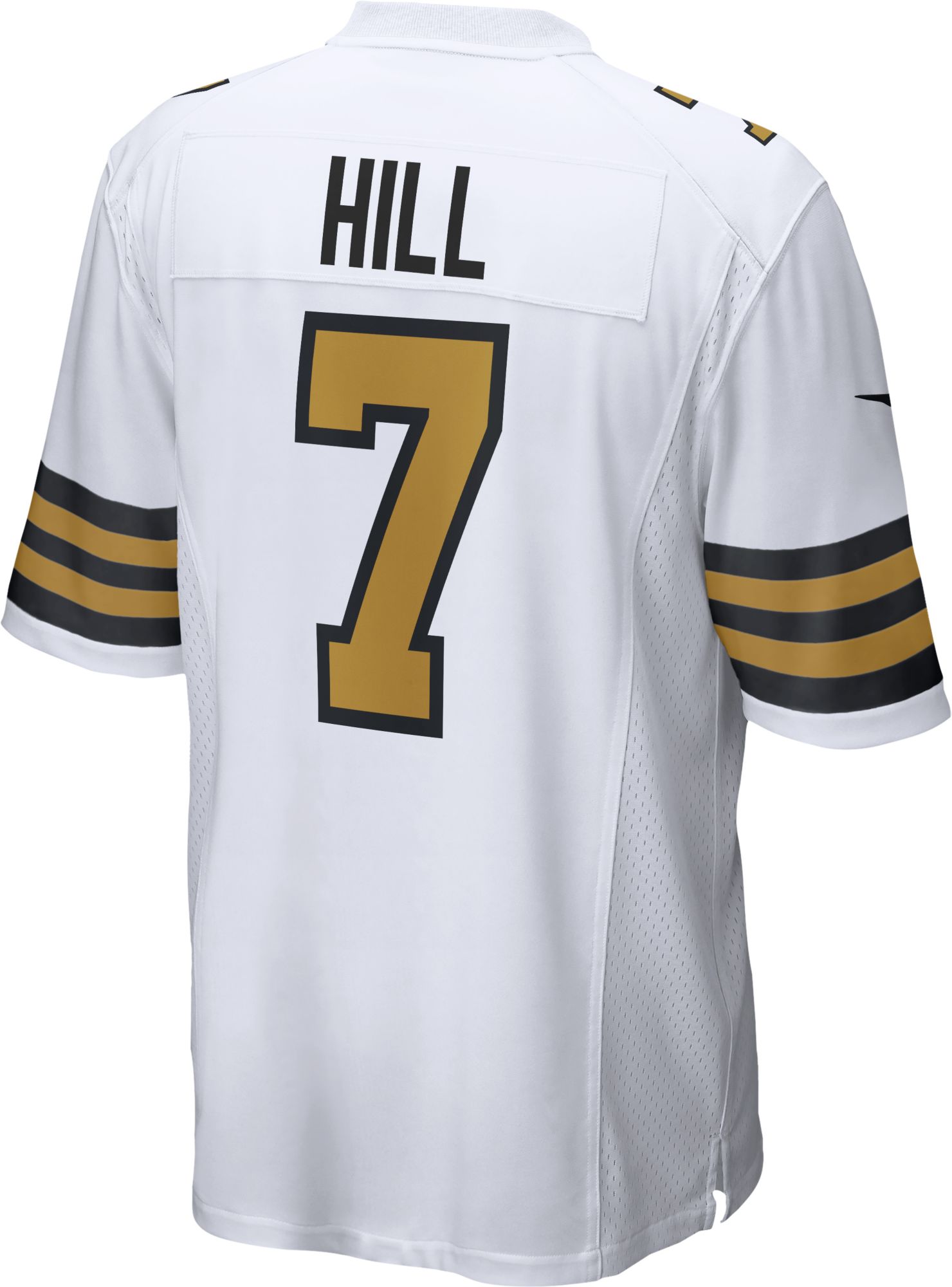 Nike Men's New Orleans Saints Taysom Hill #7 White Game Jersey product image