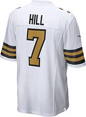Nike Men's New Orleans Saints Taysom Hill #7 White Game Jersey