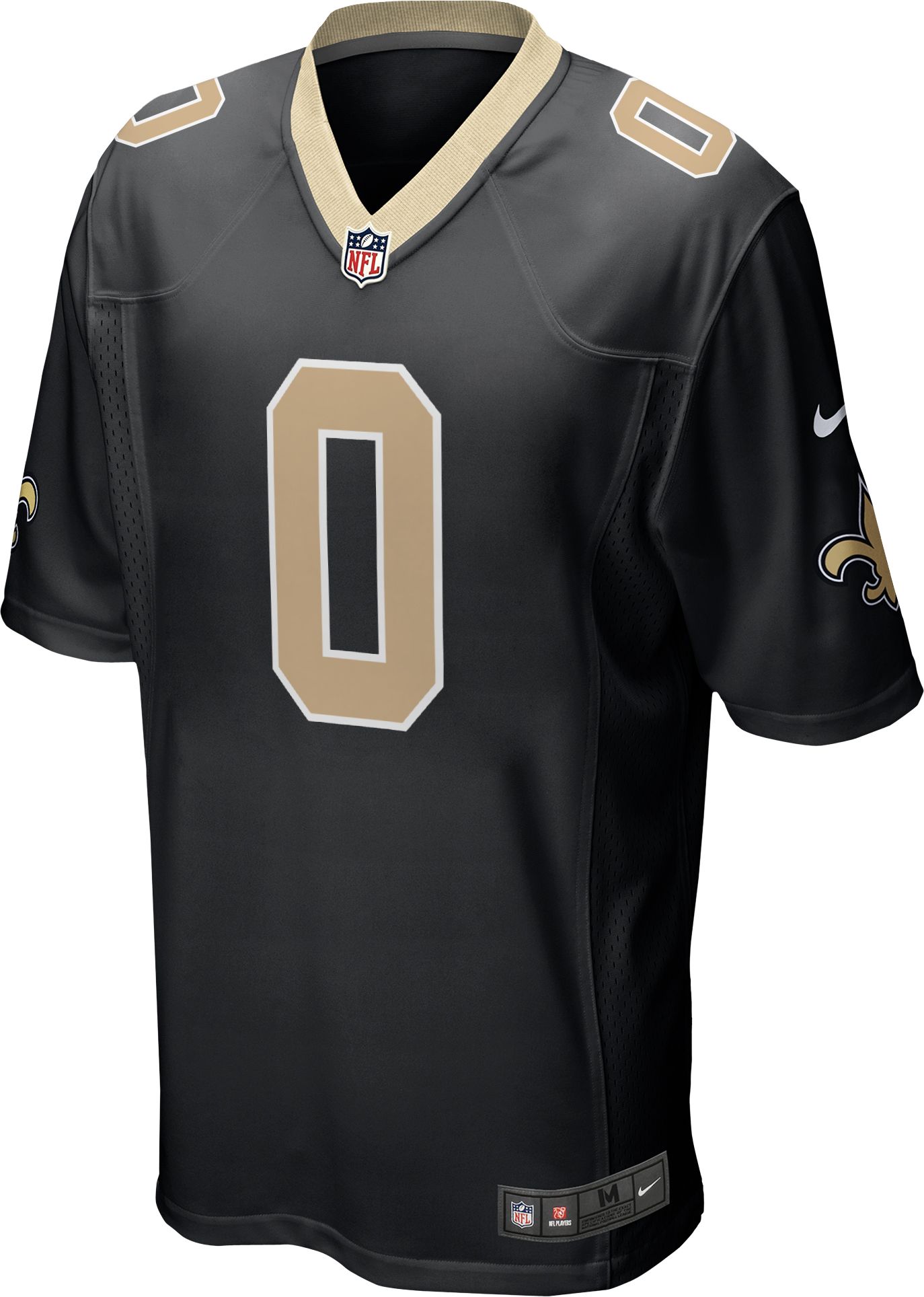 Nike Men's New Orleans Saints Jordyn Tyson #0 Black Home Game Jersey product image