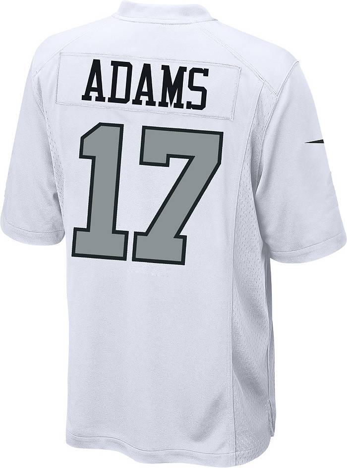 Nike Men's Las Vegas Raiders Davante Adams #17 Alternate White Game Jersey
