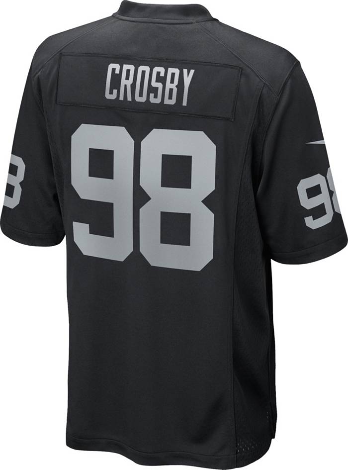 Nike Women's Maxx Crosby Black Las Vegas Raiders Game Jersey