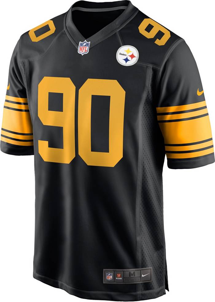 Nike Men's Pittsburgh Steelers T.J. Watt #90 Black Game Jersey