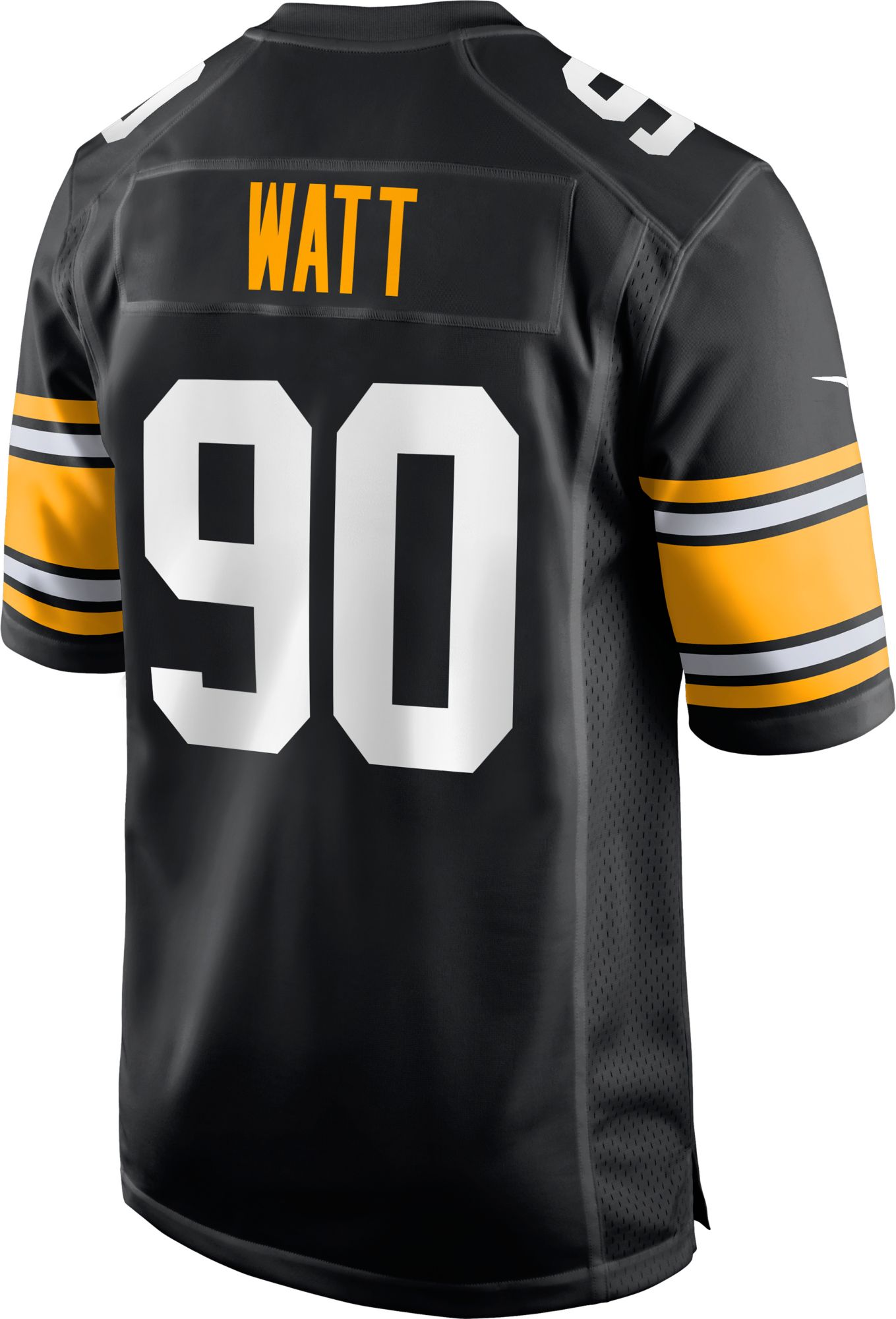 Nike Men's Pittsburgh Steelers T.J. Watt #90 Alternate Black Game Jersey product image