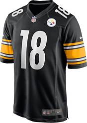 Nike Men's Pittsburgh Steelers Diontae Johnson #18 Black Game Jersey product image