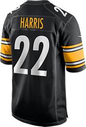 Nike Men's Pittsburgh Steelers Najee Harris #22 Black Game Jersey