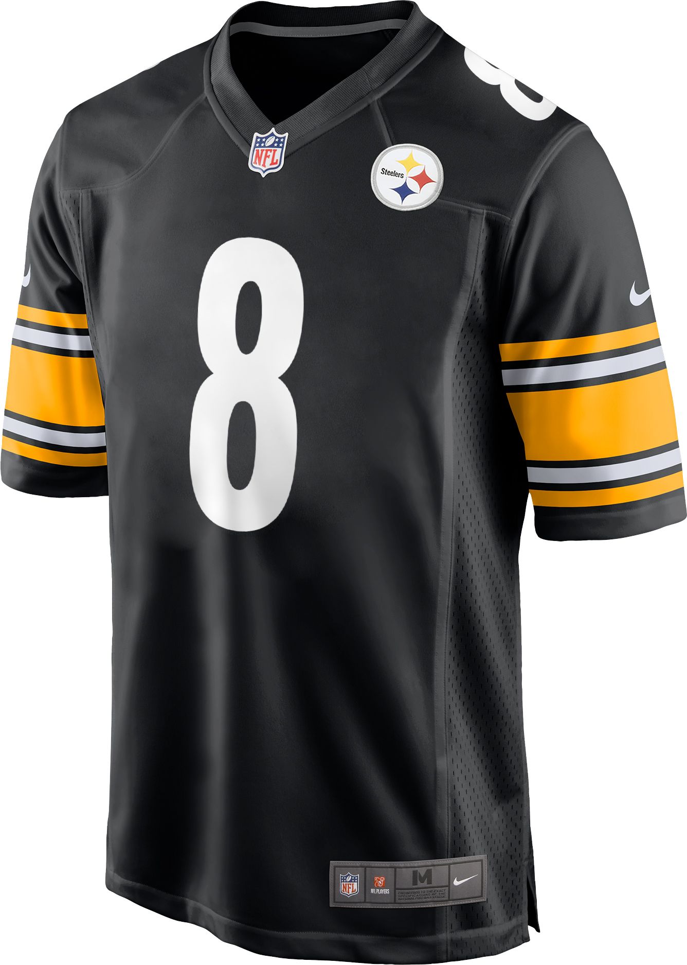 Nike Men's Pittsburgh Steelers Kenny Pickett #8 Black Game Jersey product image