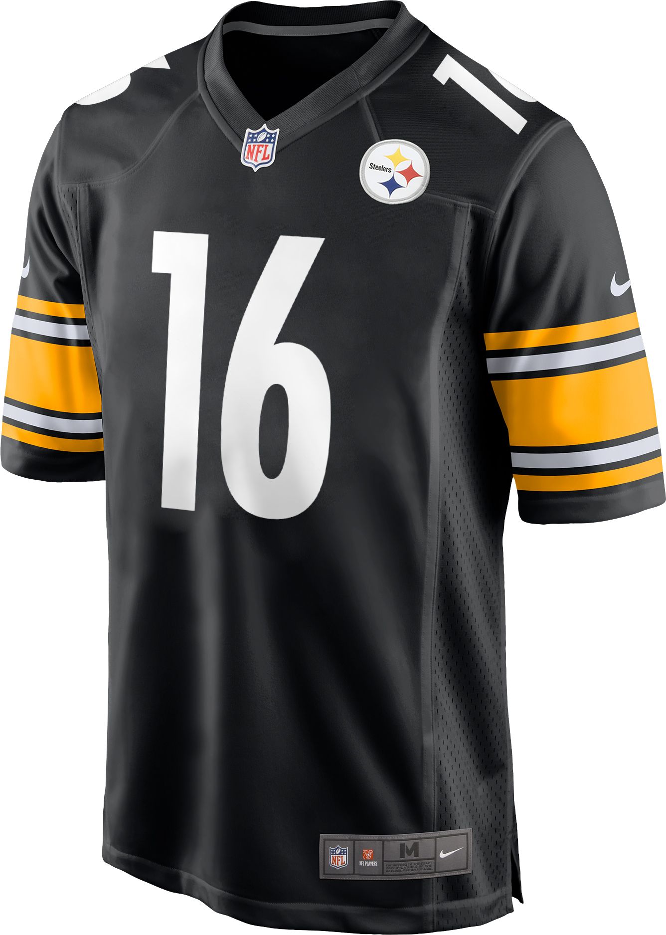 Nike Men's Pittsburgh Steelers Drew Allar #16 Home Black Game Jersey product image