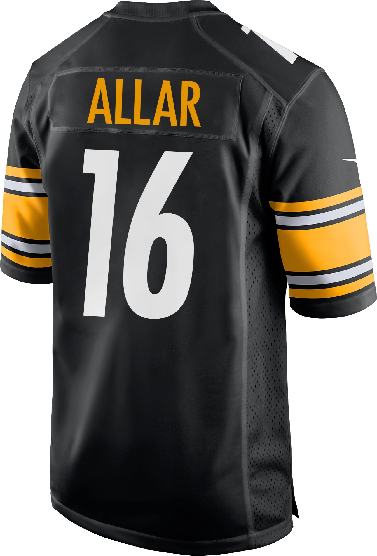 Nike Men's Pittsburgh Steelers Drew Allar #16 Home Black Game Jersey product image