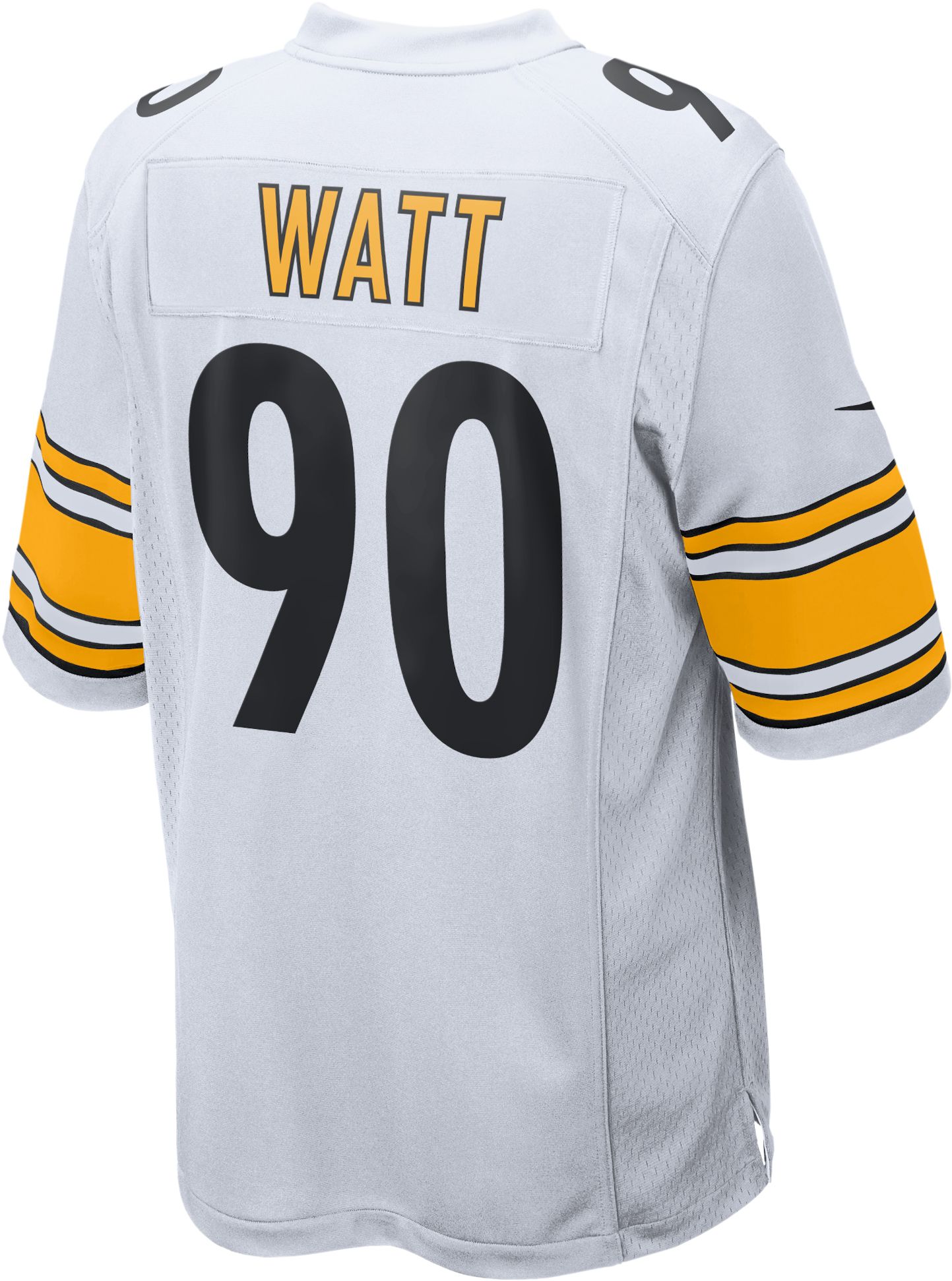Nike Men's Pittsburgh Steelers T.J. Watt #90 White Game Jersey product image