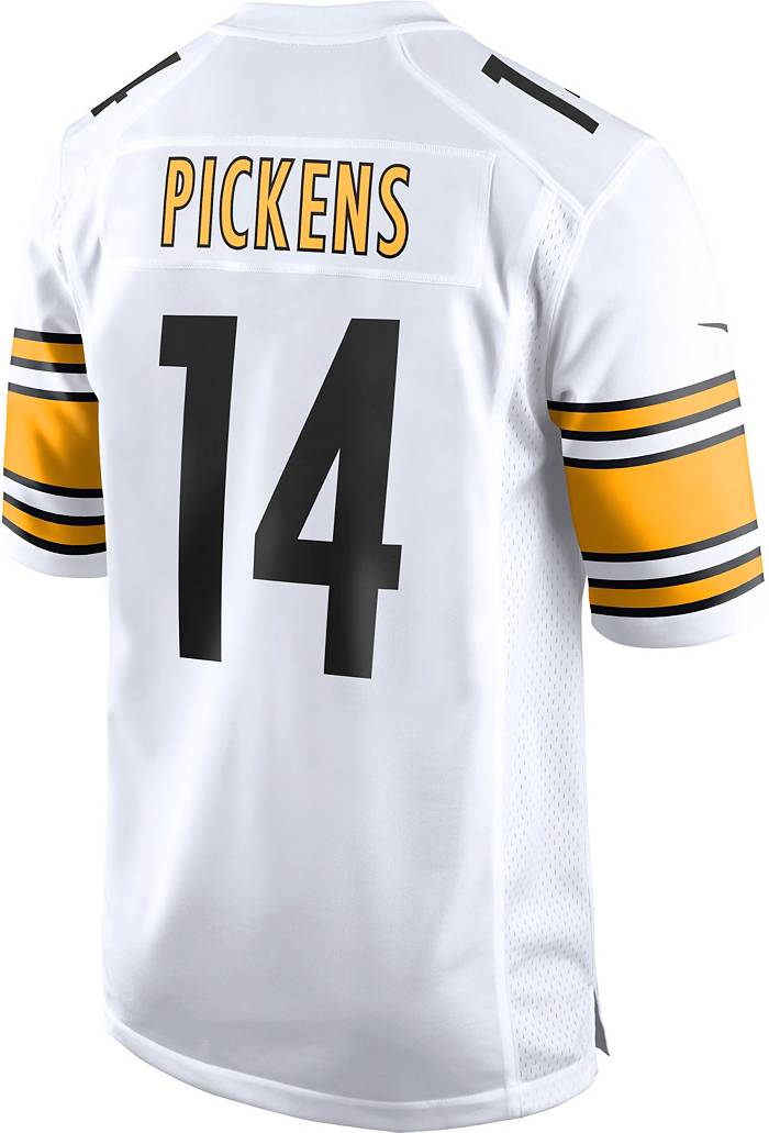 Nike Men's Pittsburgh Steelers George Pickens #14 White Game Jersey
