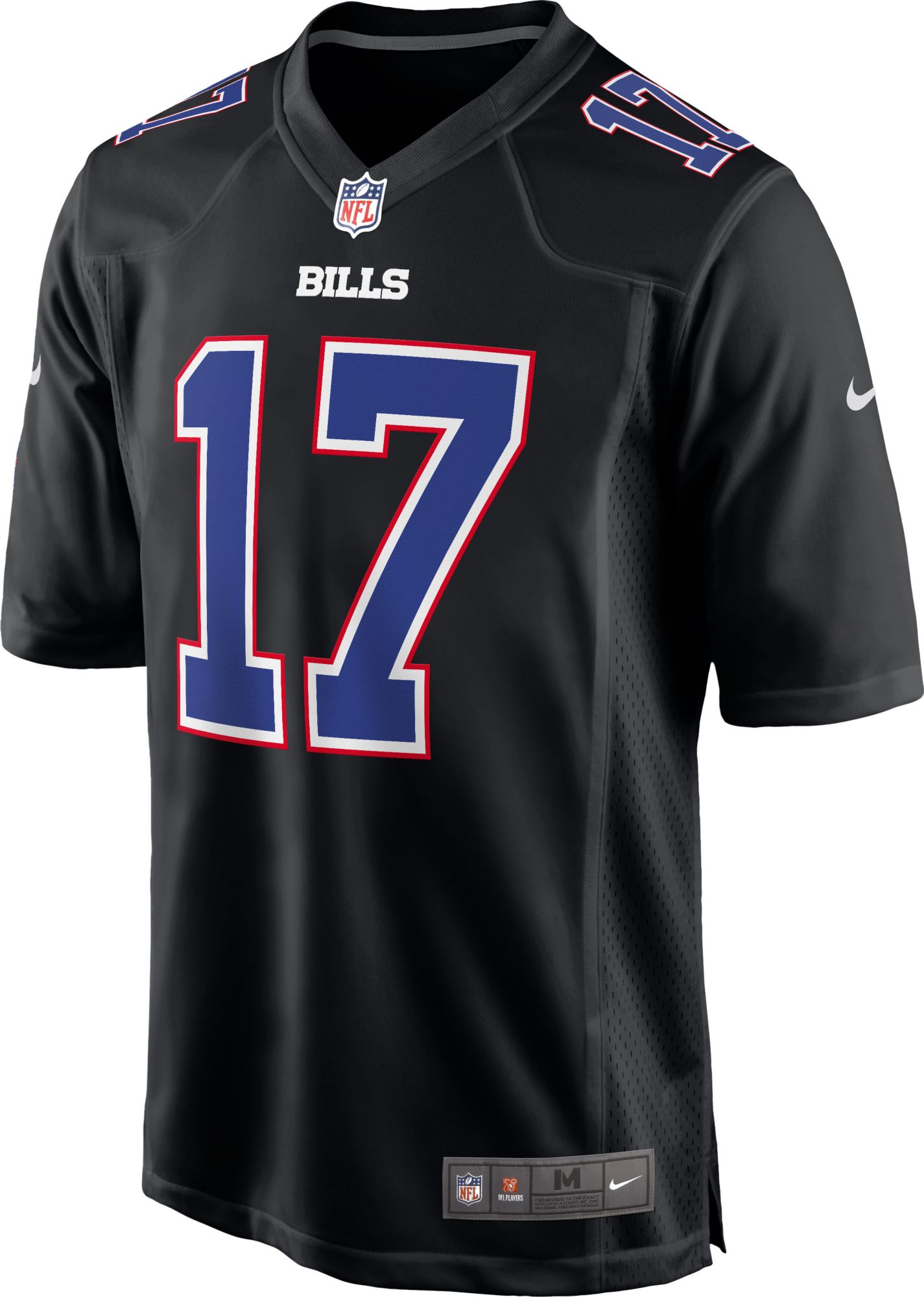 Buffalo Buffalo Bills No17 Josh Allen Nike Youth 2020 Salute to Service Game Jersey Black