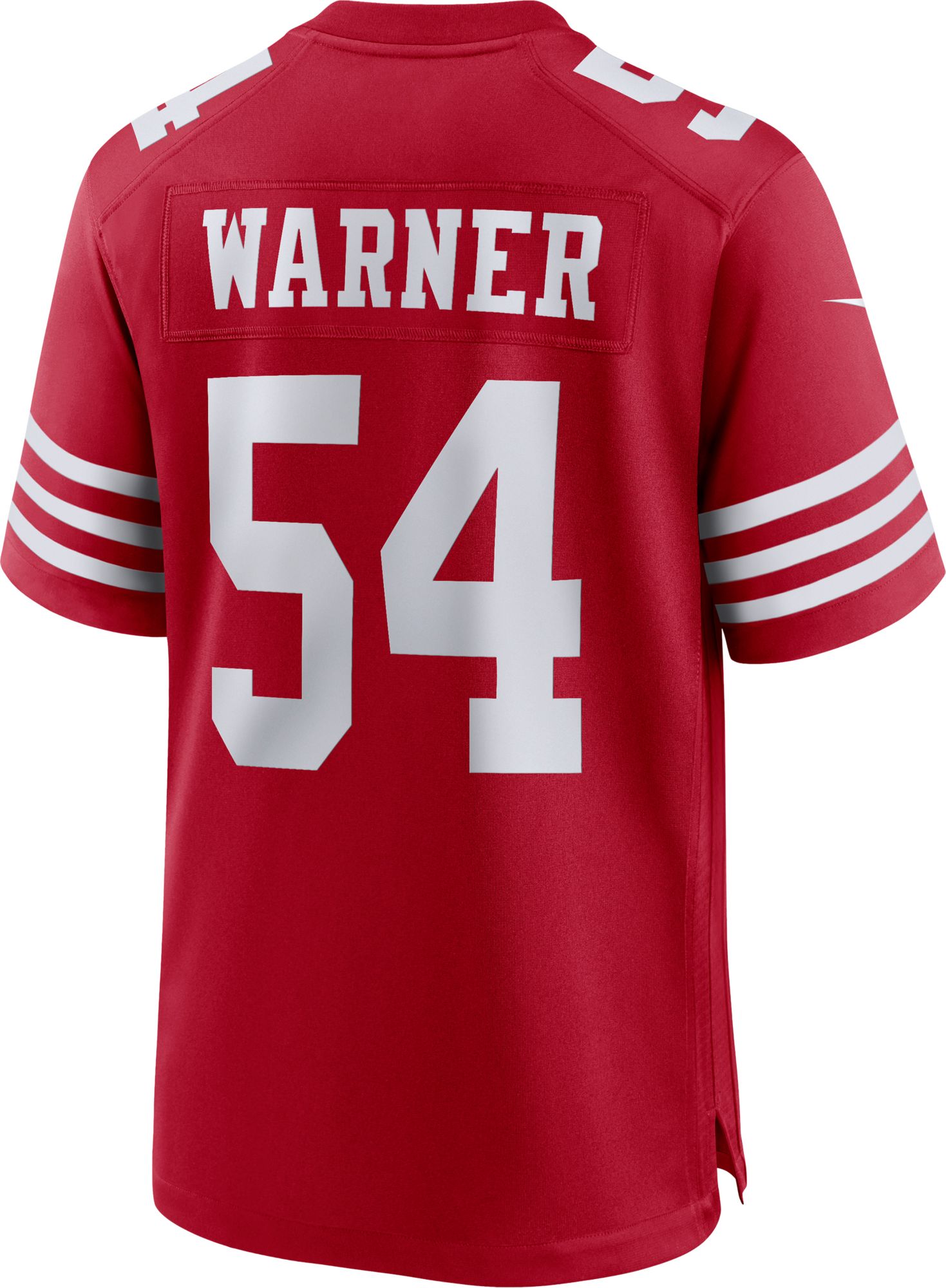 Nike Men's San Francisco 49ers Fred Warner #54 Red Game Jersey product image