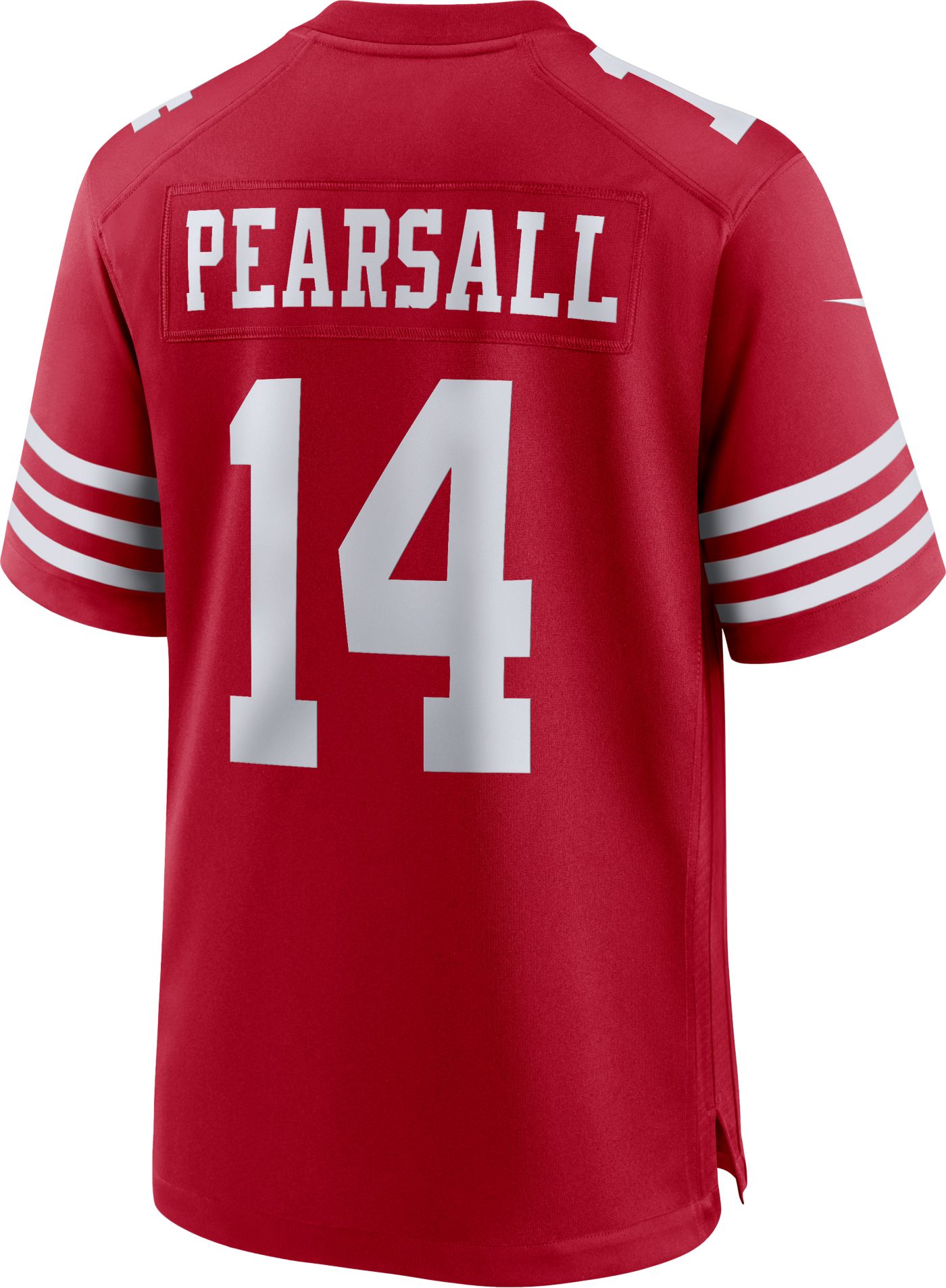 Nike Men s San Francisco 49ers Ricky Pearsall 14 Red Game Jersey Dick s Sporting Goods