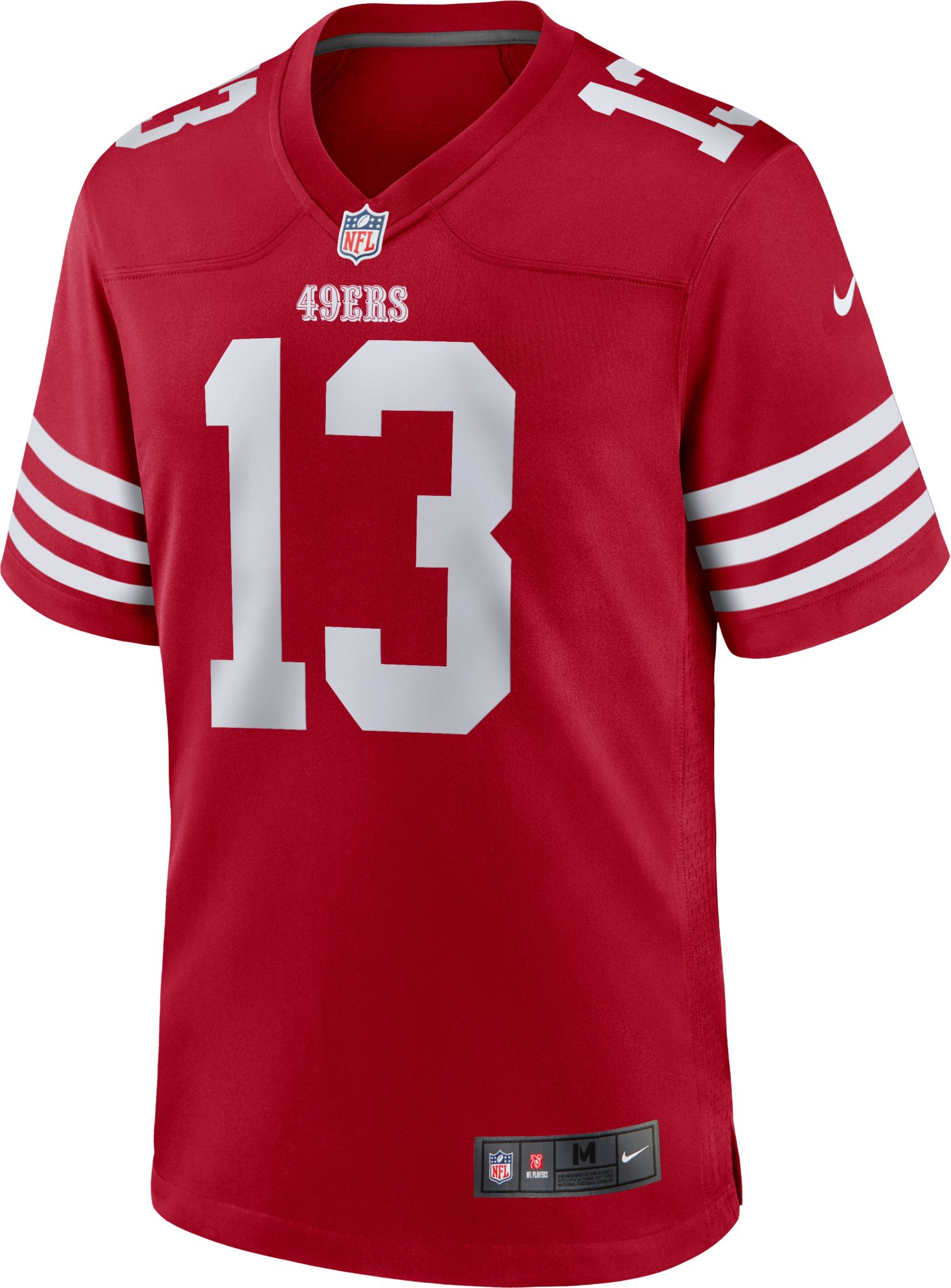 Nike Men's San Francisco 49ers Brock Purdy #13 Red Game Jersey product image