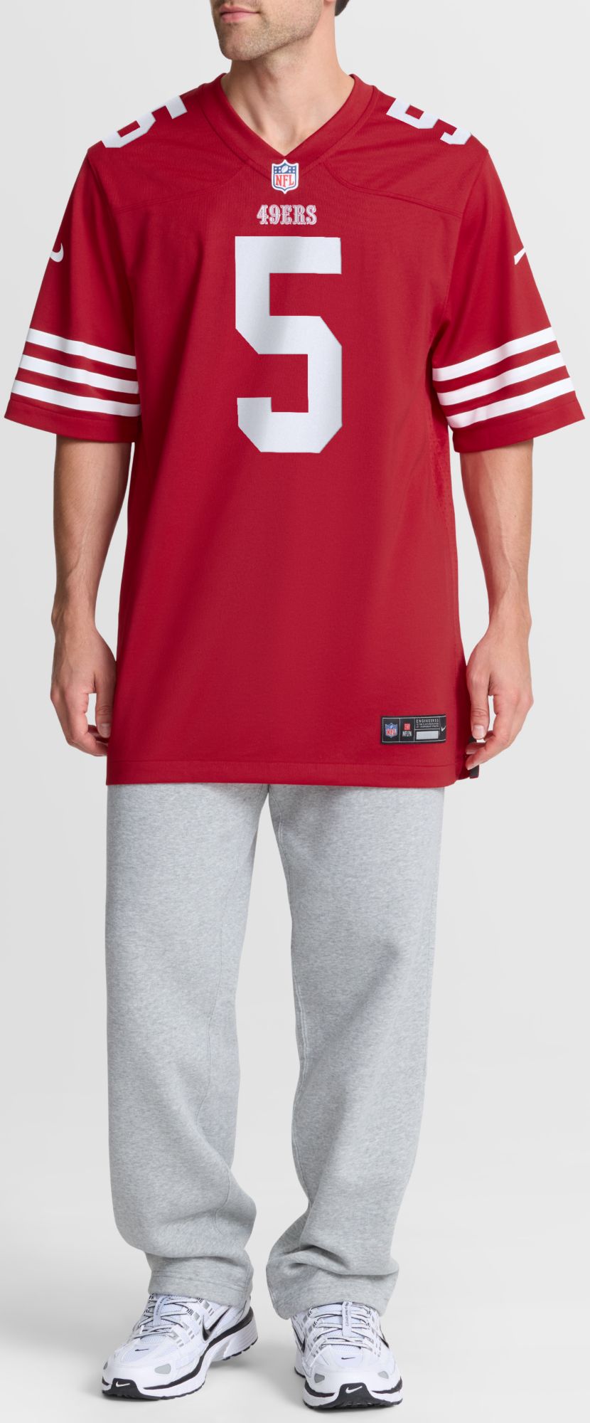 Nike Men's San Francisco 49ers Red Mike Evans #5 Home Game Jersey product image