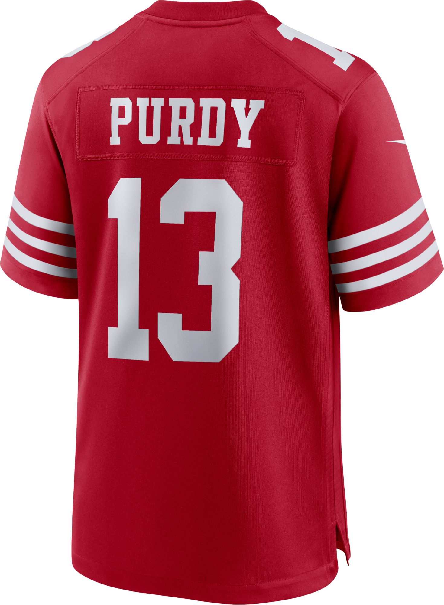 Nike Men's Super Bowl LVIII Bound Patch San Francisco 49ers Brock Purdy #13 Red Game Jersey product image