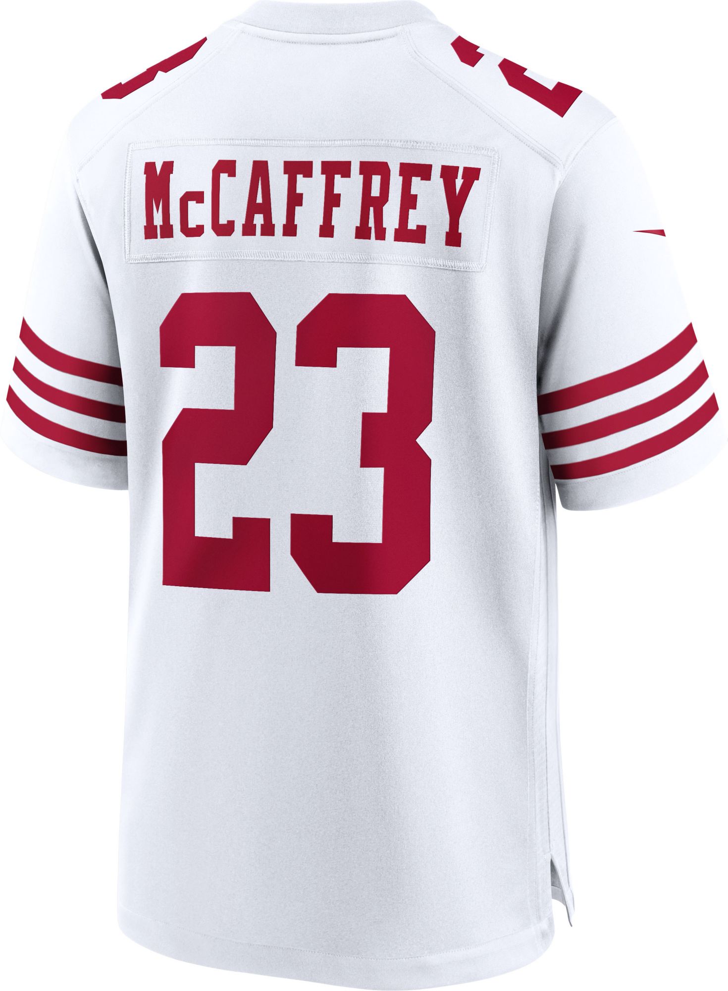 Nike Men's San Francisco 49ers Christian McCaffrey #23 White Game Jersey product image