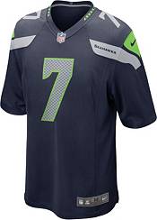 Nike Men's Seattle Seahawks Geno Smith #7 Navy Game Jersey product image