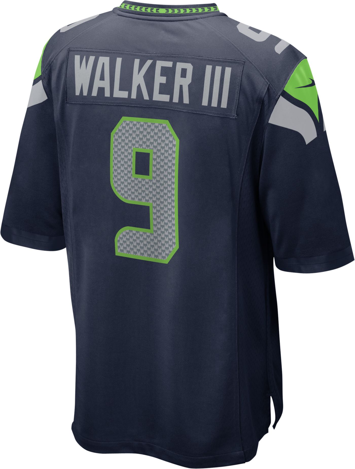 Nike Men s Seattle Seahawks Kenneth Walker 9 Navy Game Jersey Dick s Sporting Goods