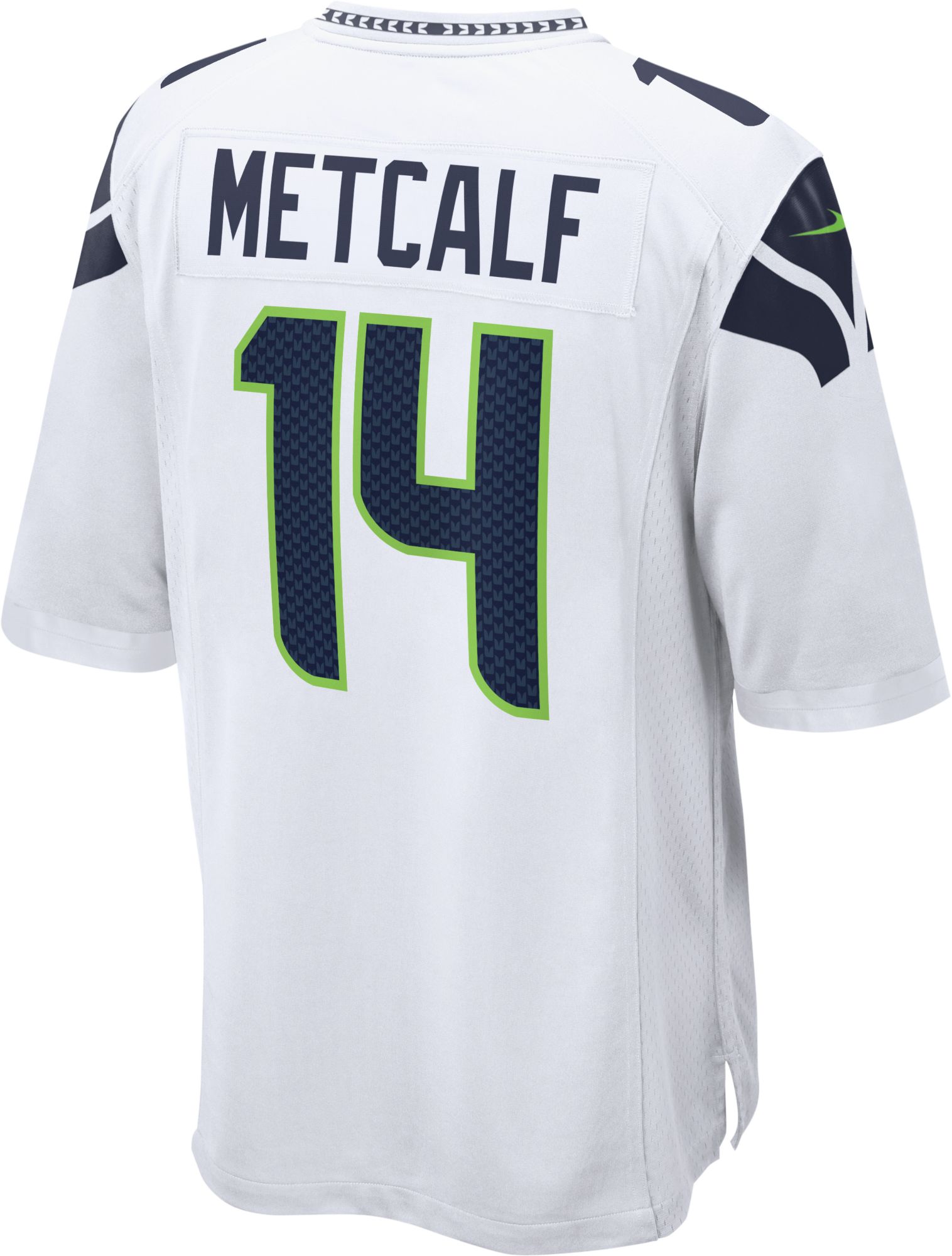 Nike Men's Seattle Seahawks DK Metcalf #14 White Game Jersey product image