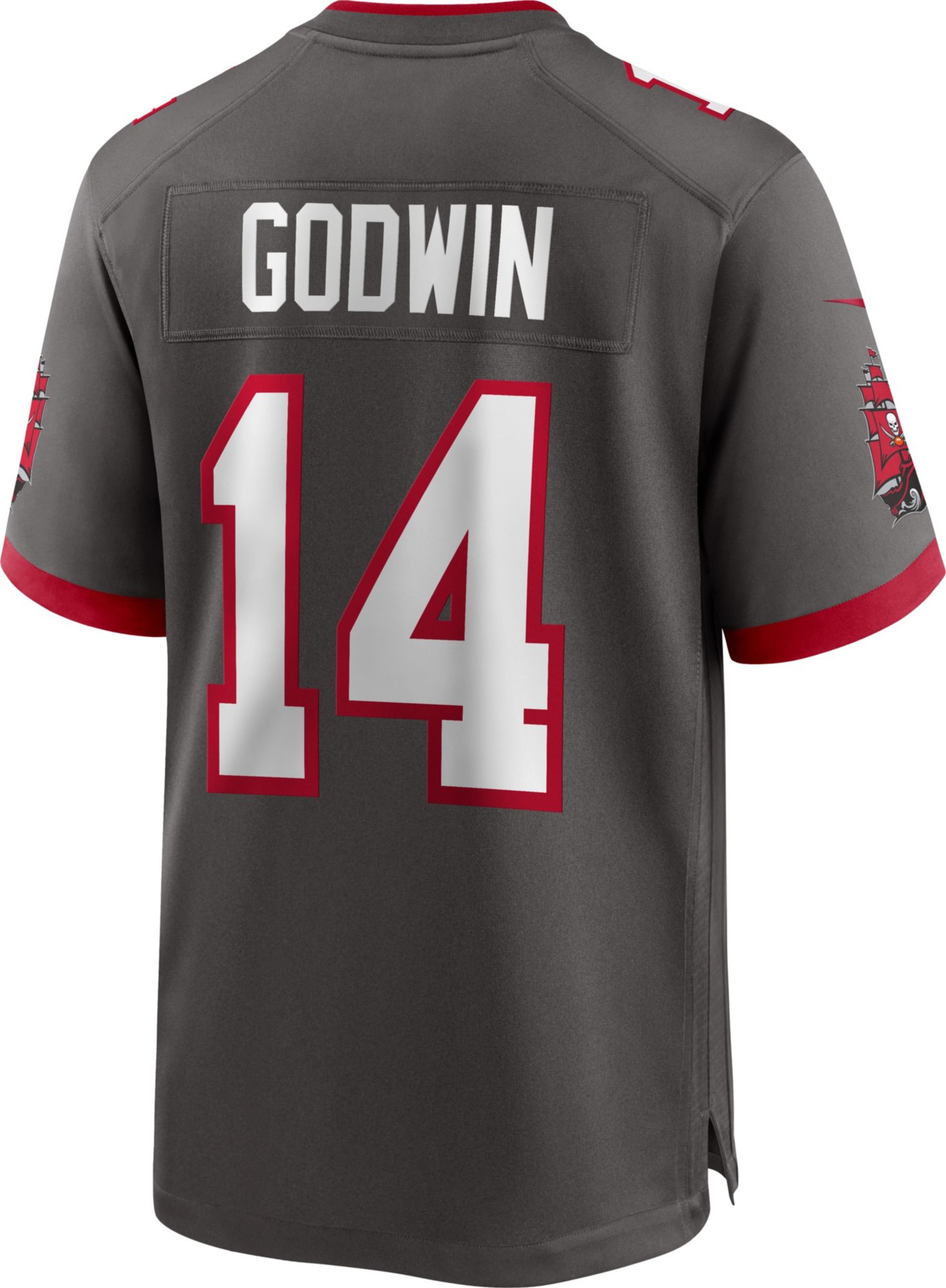 Nike Men's Tampa Bay Buccaneers Chris Godwin #14 Pewter Game Jersey product image