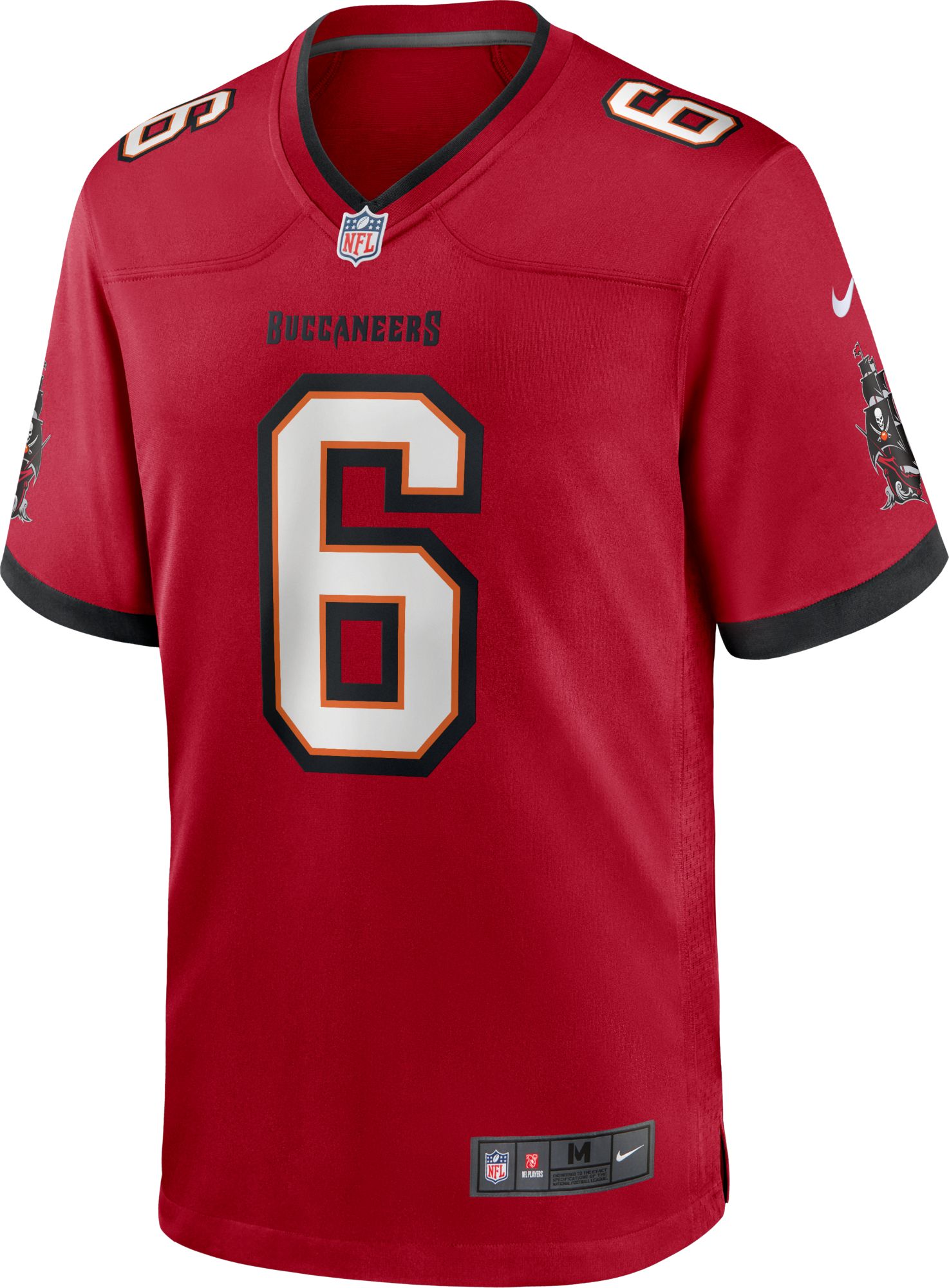 Nike Men's Tampa Bay Buccaneers Baker Mayfield #6 Red Game Jersey product image