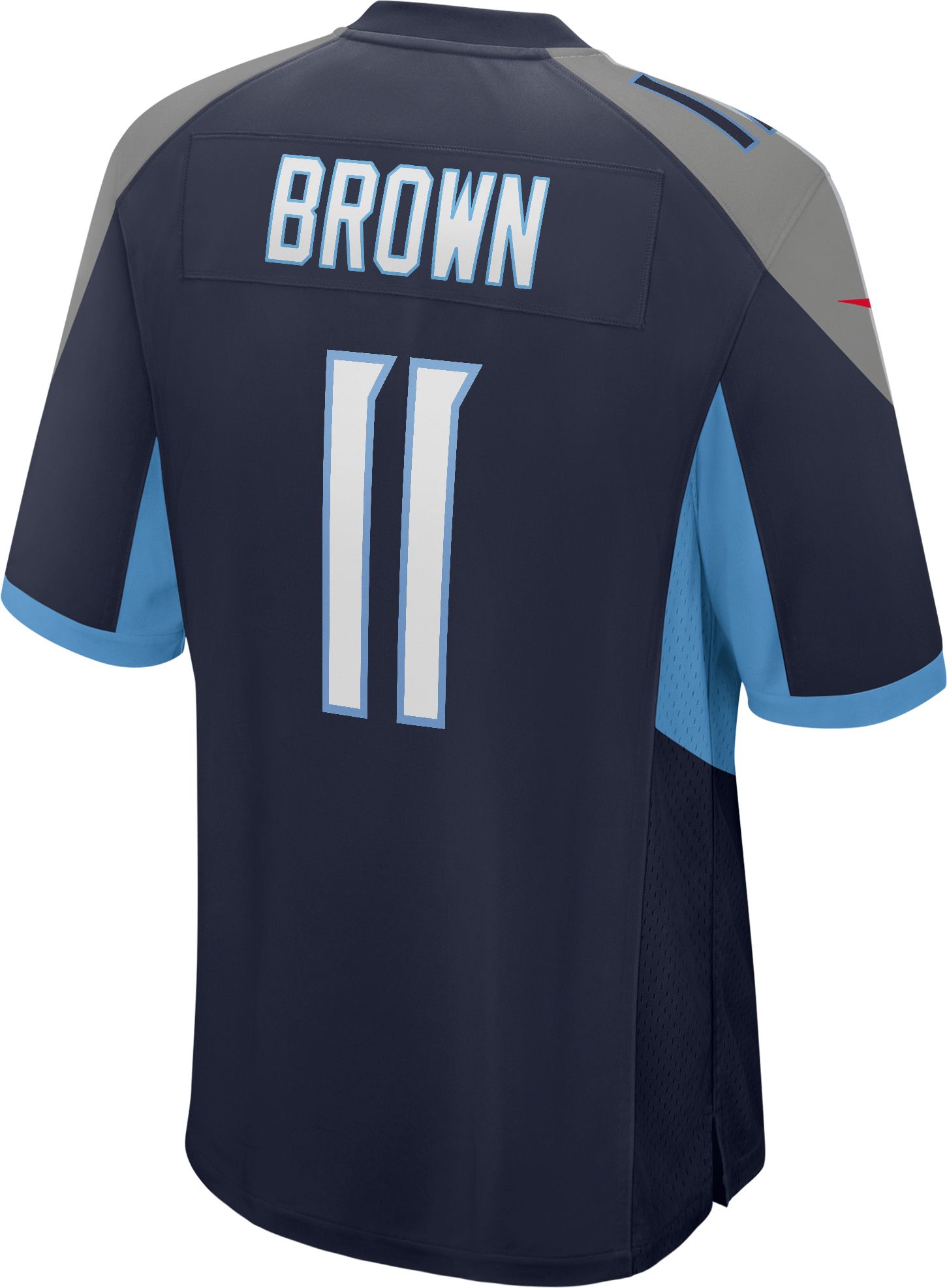 Nike Men's Tennessee Titans A.J. Brown #11 Navy Game Jersey product image