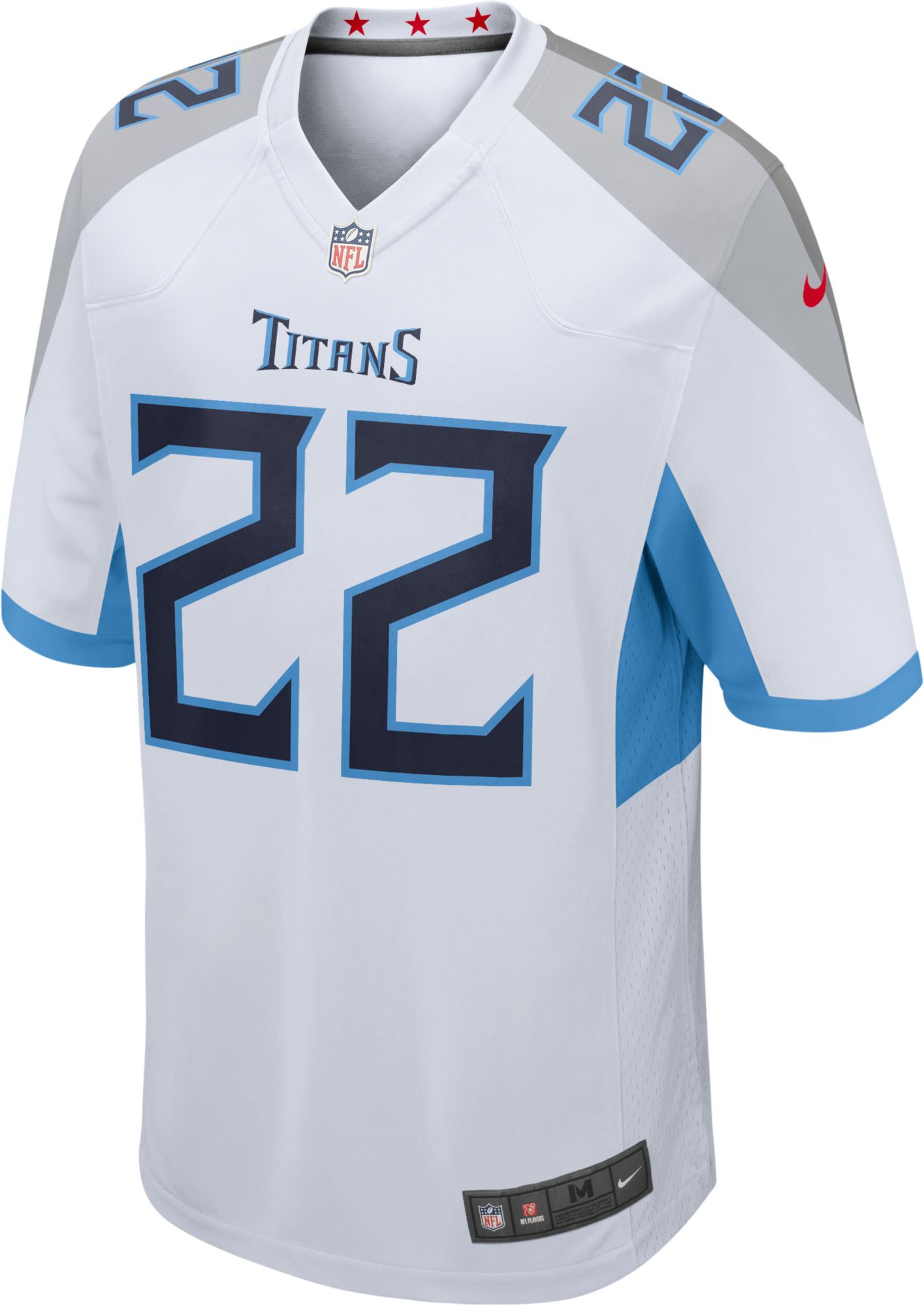Nike Men's Tennessee Titans Derrick Henry #22 White Game Jersey product image