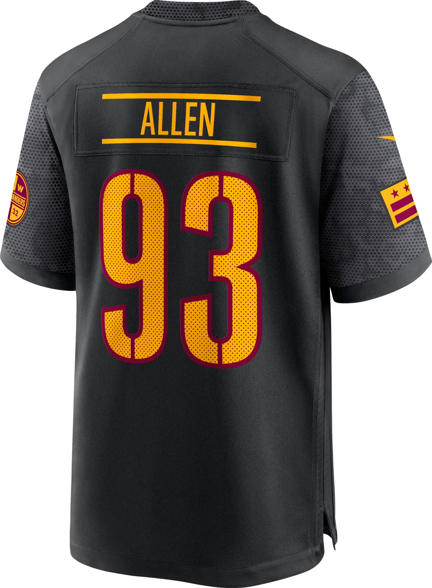 Nike Washington Football Team No93 Jonathan Allen Camo Men's Stitched NFL Limited Rush Realtree Jersey