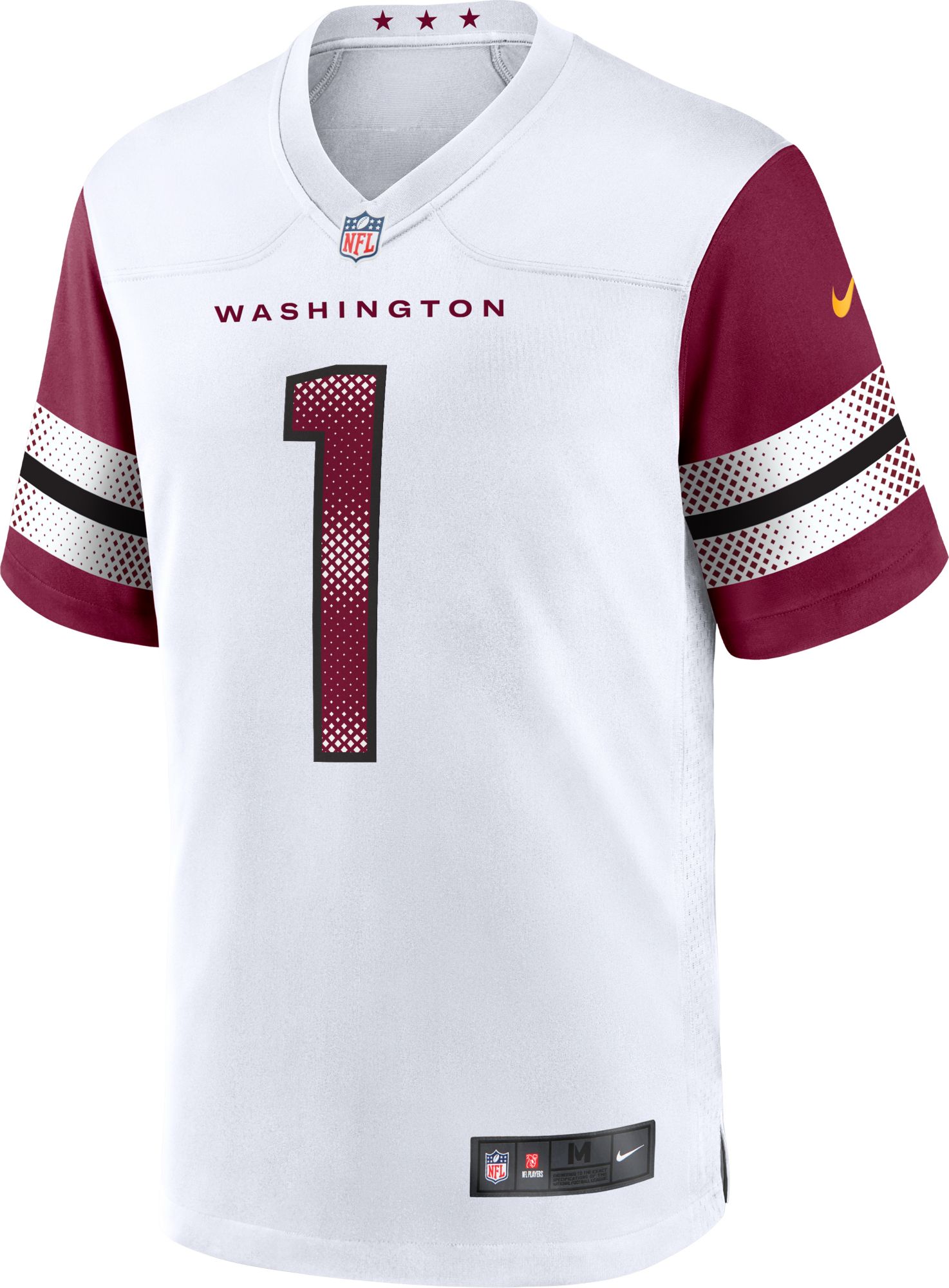 Nike Men's Washington Commanders Deebo Samuel #1 White Game Jersey product image
