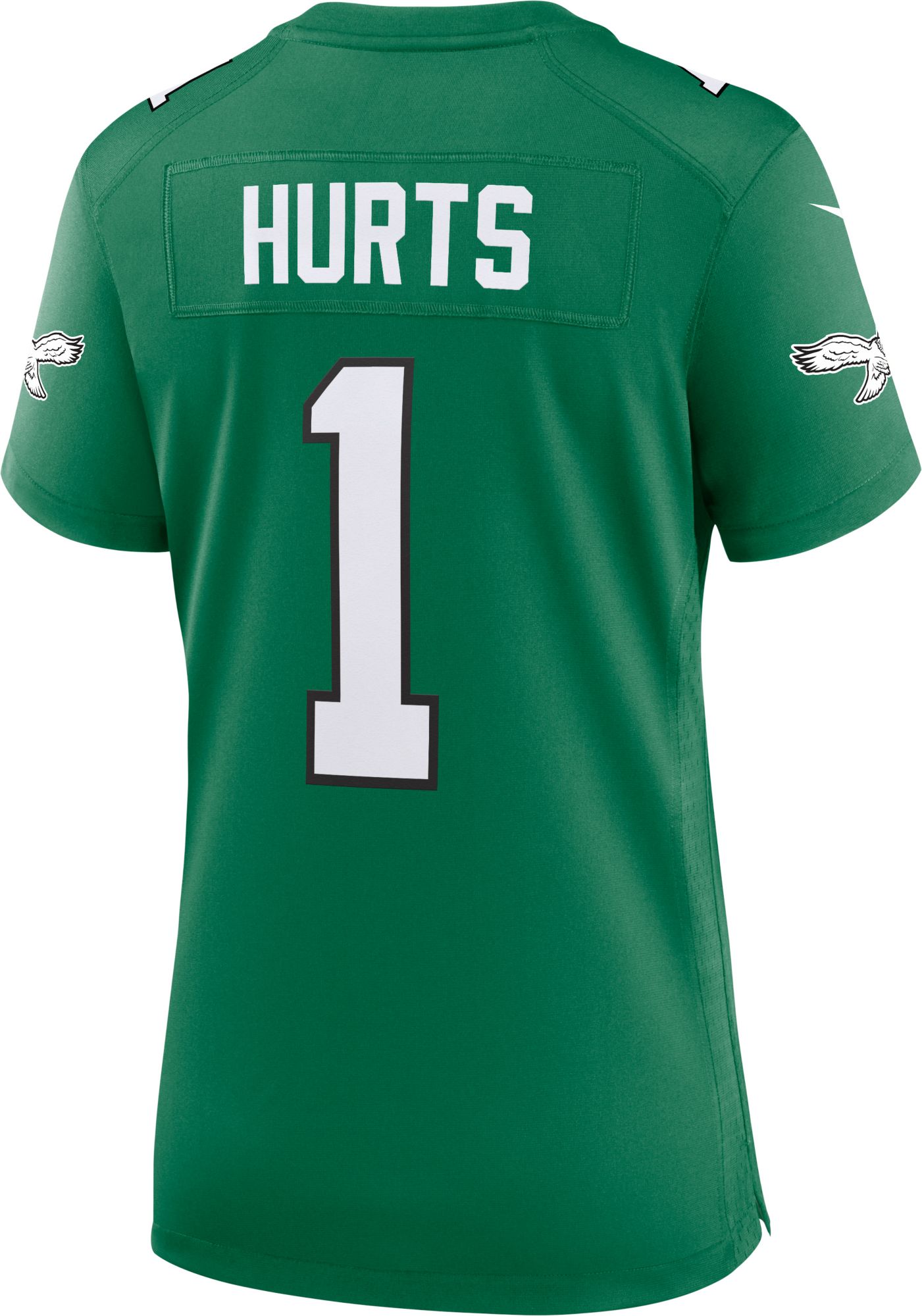 Nike Women's Philadelphia Eagles Jalen Hurts #1 Alternate Kelly Green Game Jersey