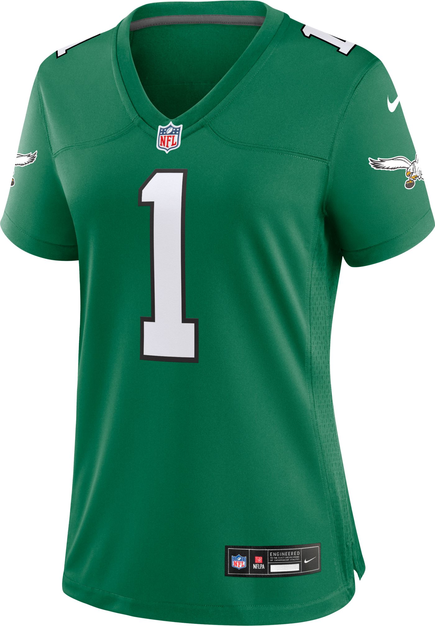 Nike Women s Philadelphia Eagles Jalen Hurts 1 Alternate Kelly Green Game Jersey Dick s Sporting Goods