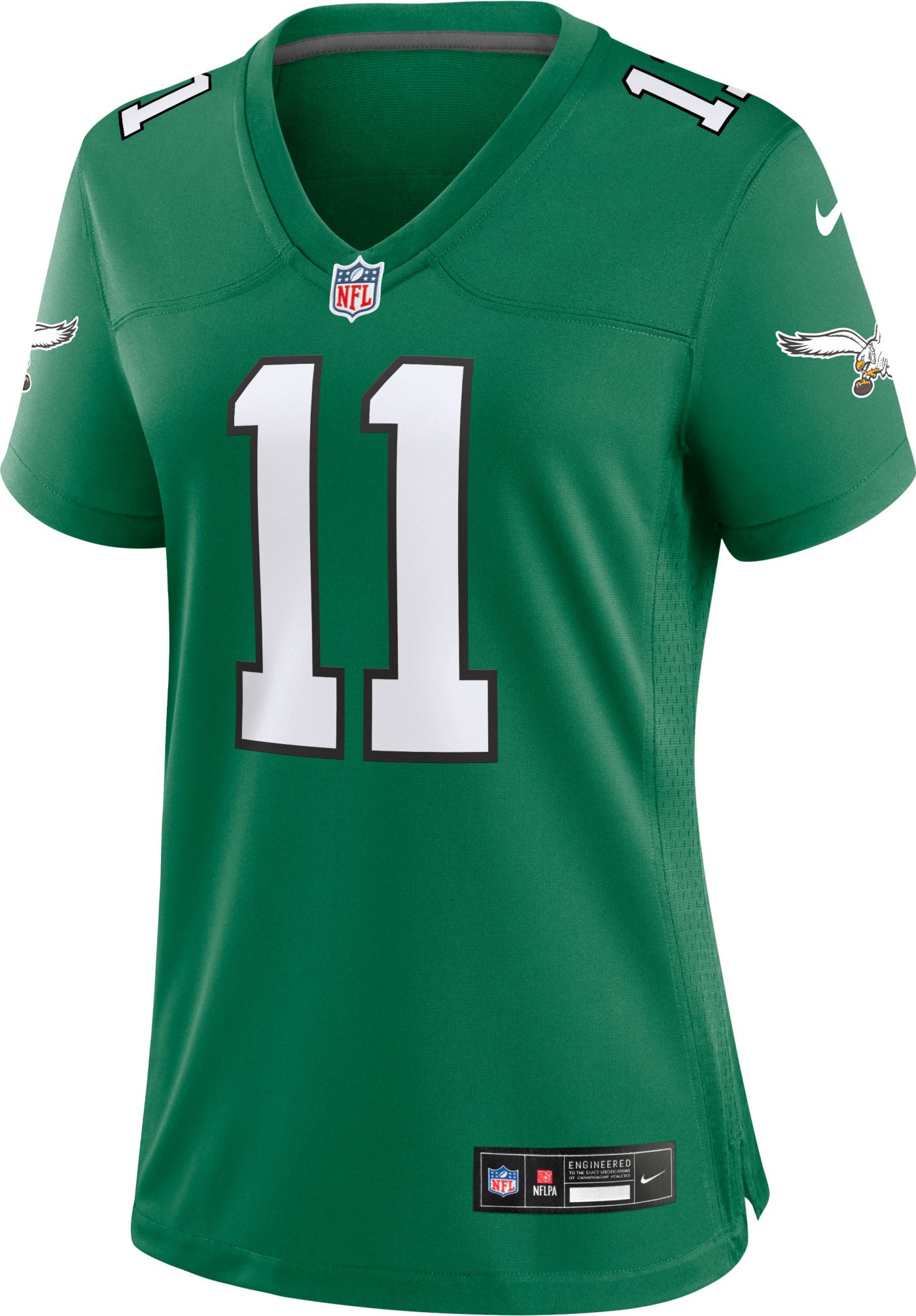 Nike Women s Philadelphia Eagles A.J. Brown 11 Alternate Kelly Green Game Jersey Dick s Sporting Goods