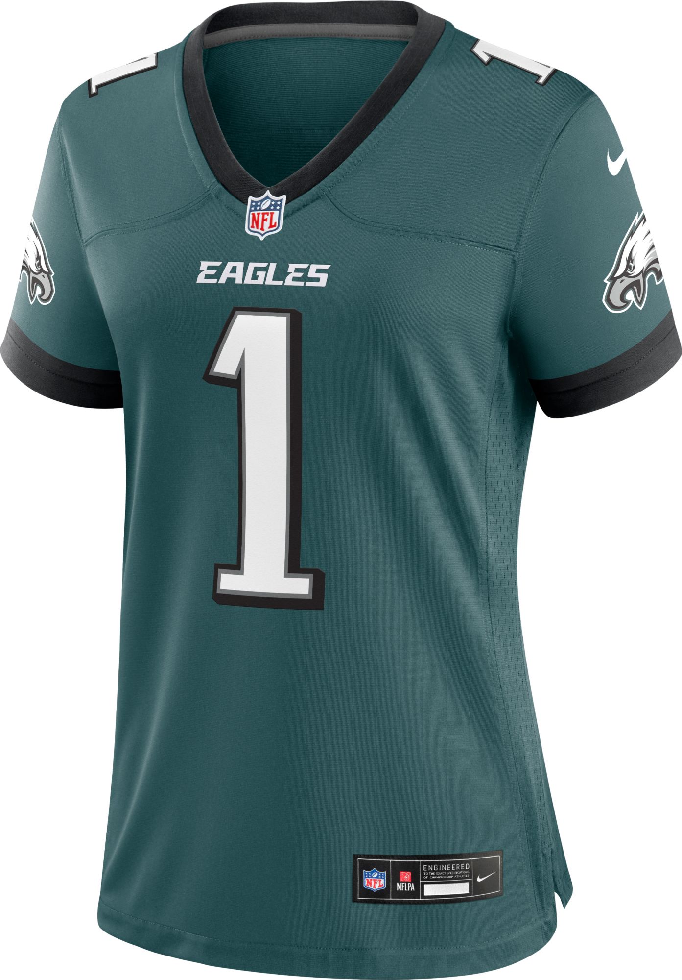 Nike Women's Philadelphia Eagles Jalen Hurts #1 Teal Game Jersey product image
