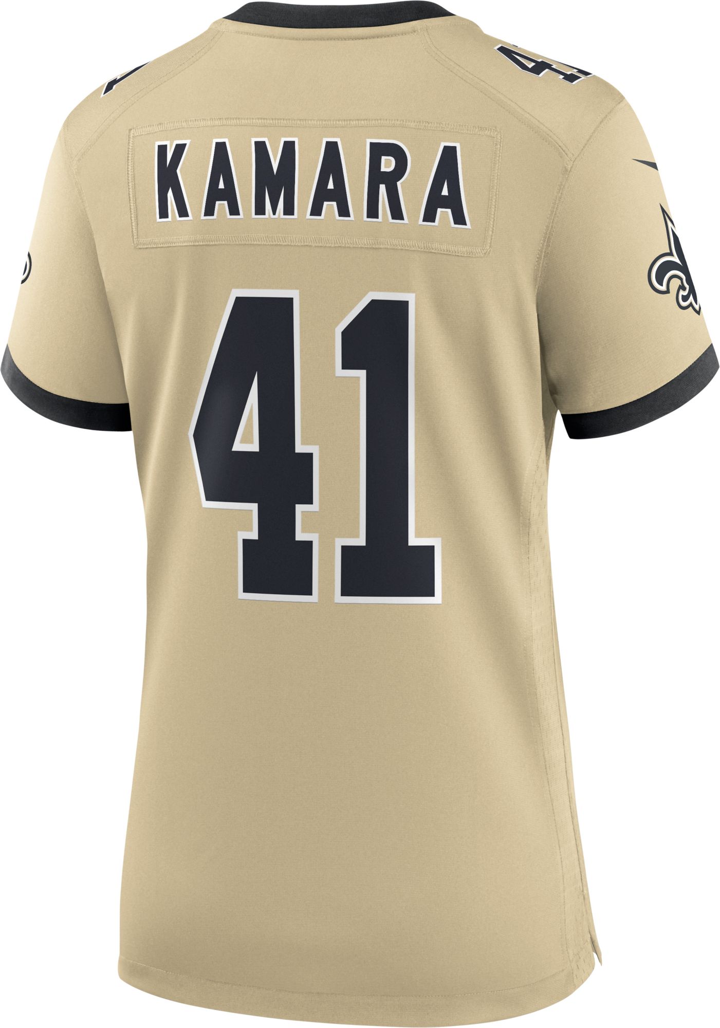 Nike Women's New Orleans Saints Alvin Kamara #41 Alternate Gold Game Jersey product image