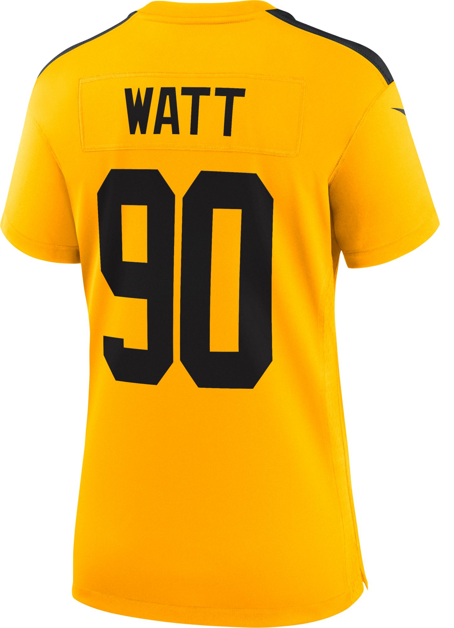 Nike Women's Pittsburgh Steelers T.J. Watt #90 University Gold Game Alternate Jersey product image