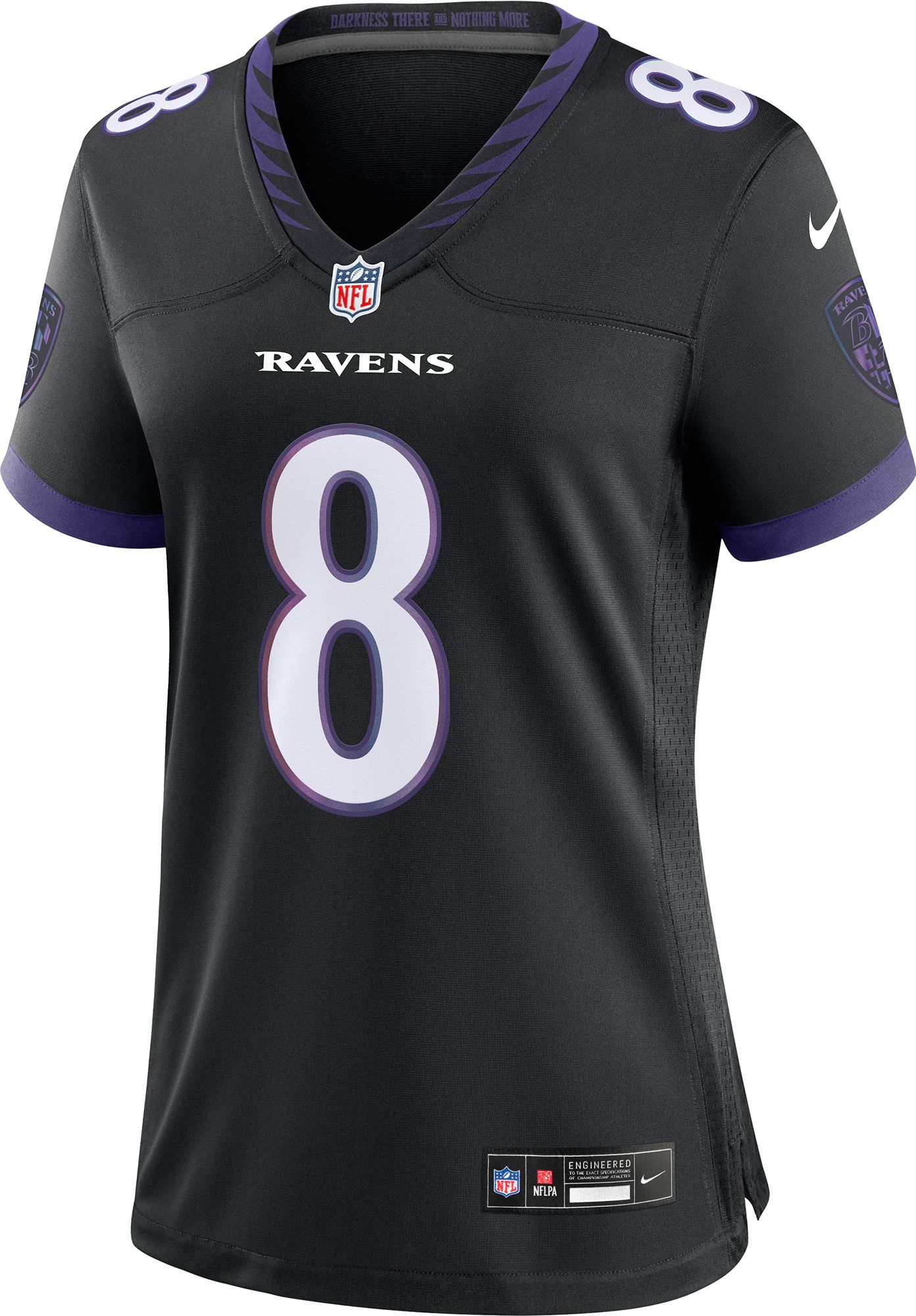 Nike Women's Baltimore Ravens Lamar Jackson #8 Black Alternate Game Jersey product image