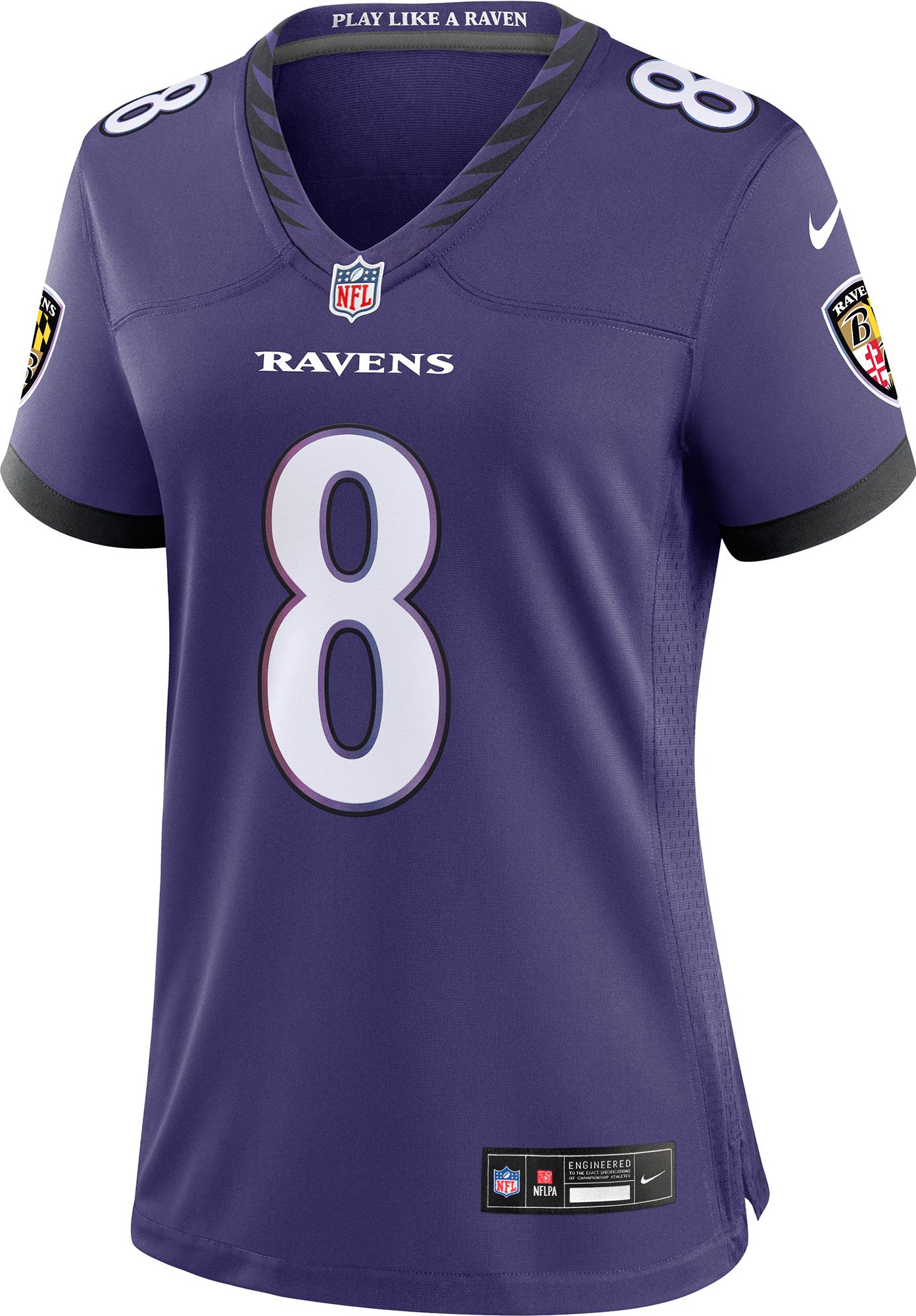 Nike Women's Baltimore Ravens Lamar Jackson #8 Purple Home Game Jersey product image
