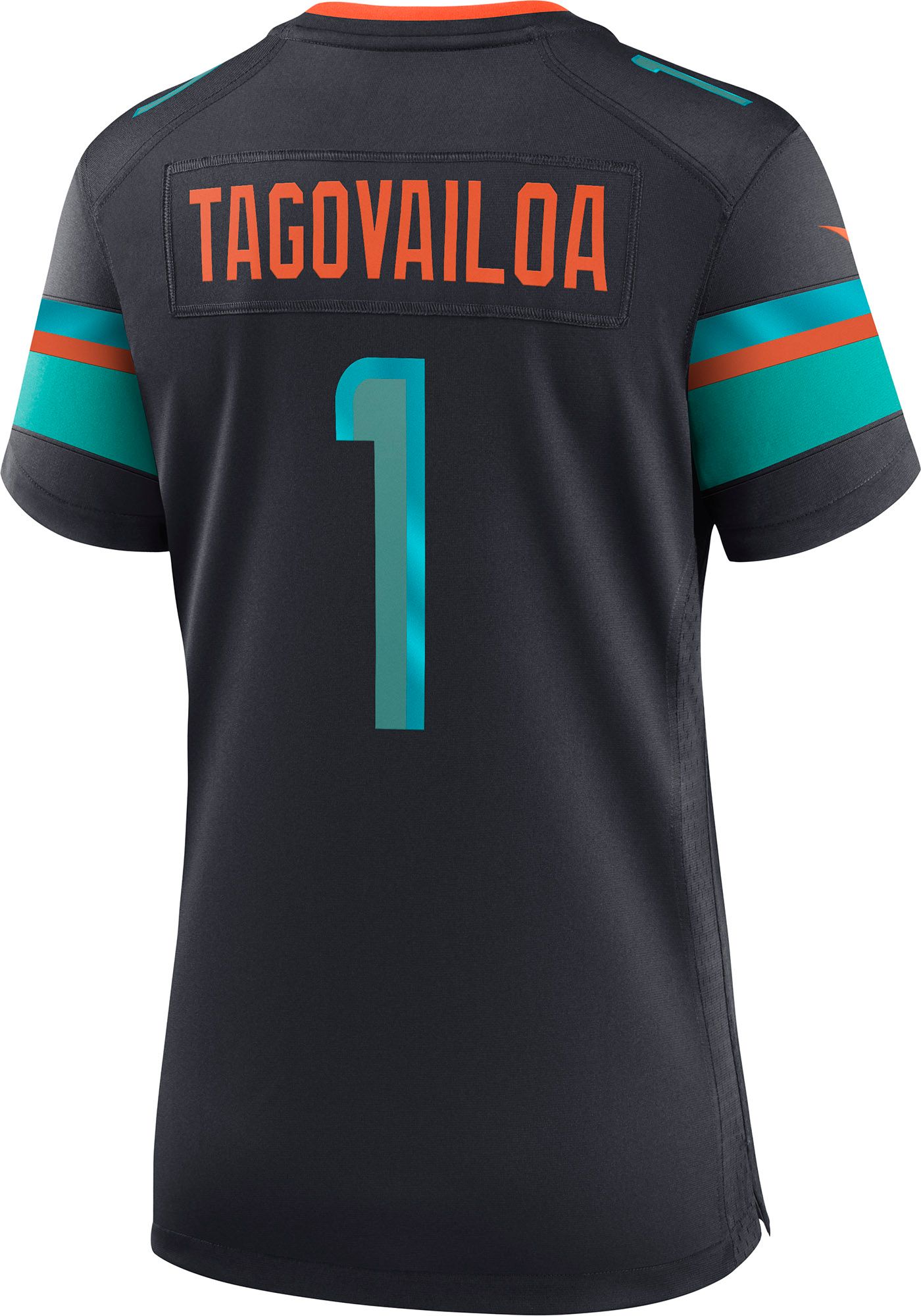 Tua Tagovailoa Jersey Dolphins Gear Miami Dolphins Tua Jersey Men's Nike  Tua Tagovailoa Brown Miami