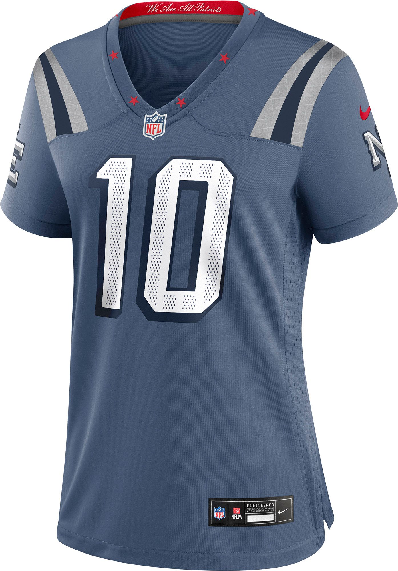 Nike Women's New England Patriots Drake Maye #10 NFL Rivalries