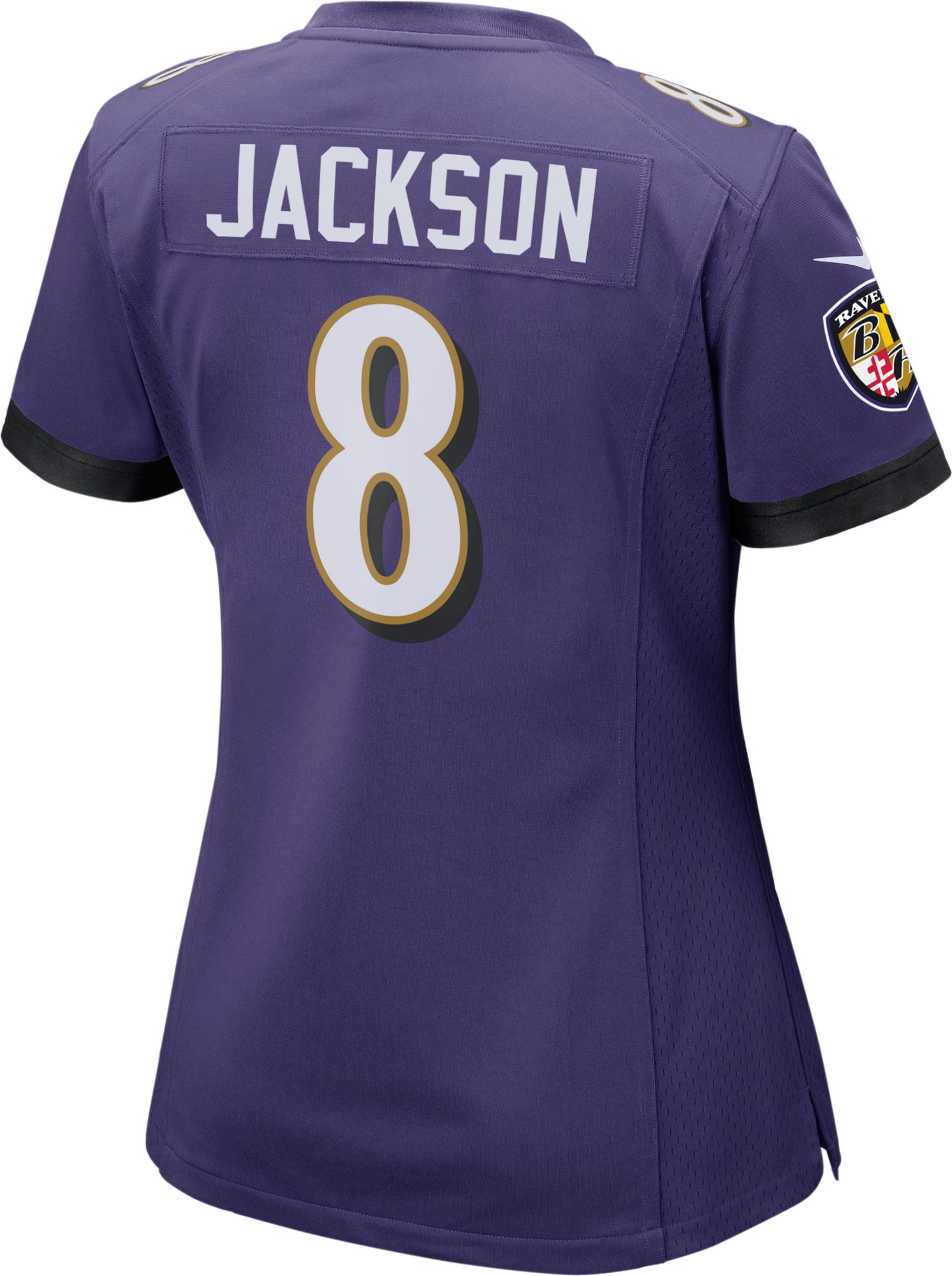 Nike Women's Baltimore Ravens Lamar Jackson #8 Purple Game Jersey product image