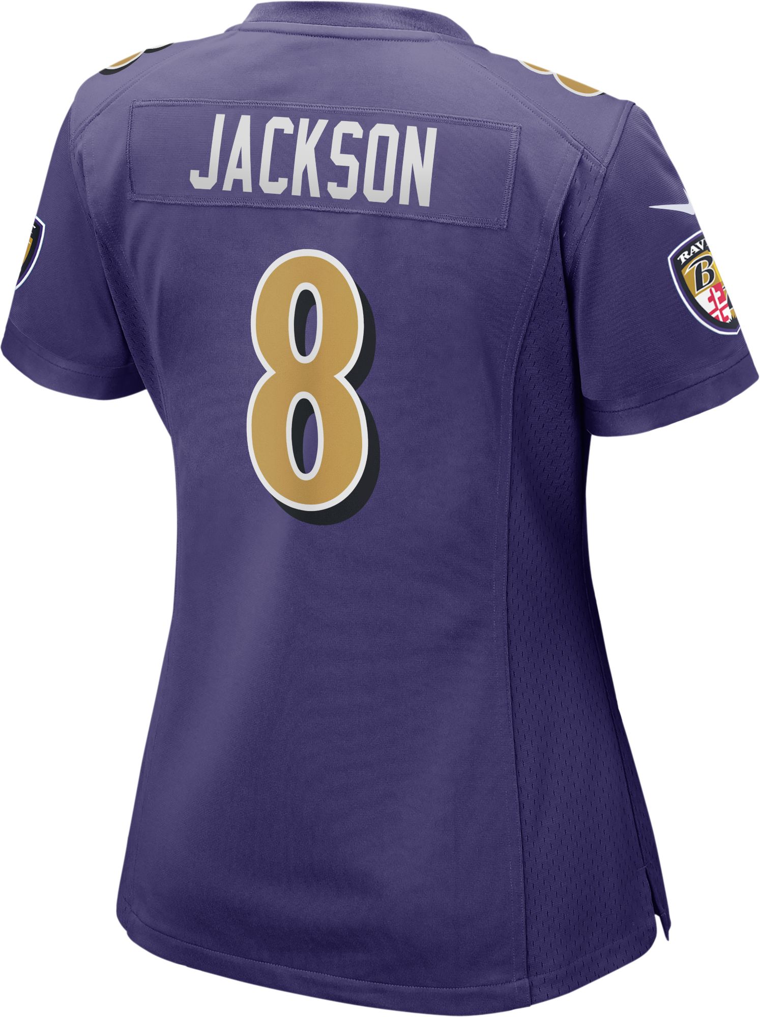 Nike Women's Baltimore Ravens Lamar Jackson #8 Purple Game Jersey