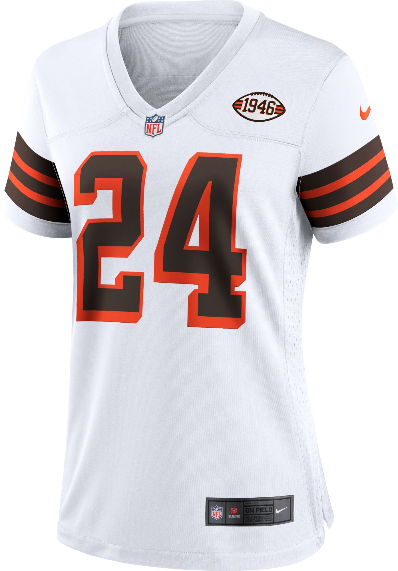 Nike Women's Cleveland Browns Nick Chubb #24 White Game Jersey product image