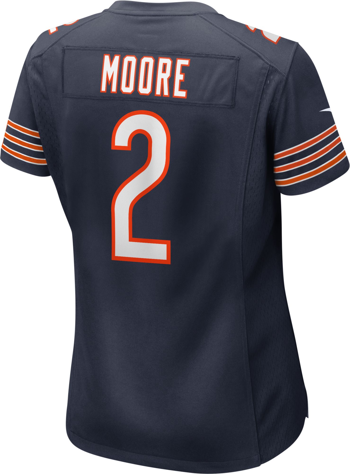 Nike Women's Chicago Bears D.J. Moore #2 Navy Game Jersey