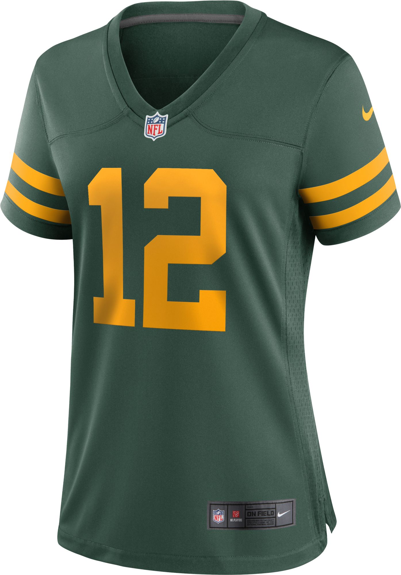 Nike Women's Green Bay Packers Aaron Rodgers #12 Alternate Game Green Jersey product image