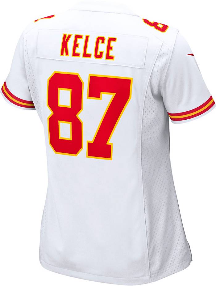 NFL_ Kansas''City''Chiefs''Men Travis Kelce #87 Patrick Mahomes  #15''Super''Bowl''White LVII football Jersey 