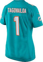 Nike Women's Miami Dolphins Tua Tagovailoa #1 Aqua Game Jersey