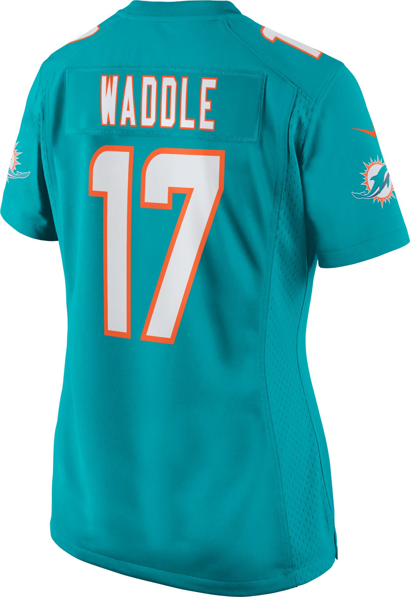Nike Women's Miami Dolphins Jaylen Waddle #17 Aqua Game Jersey product image