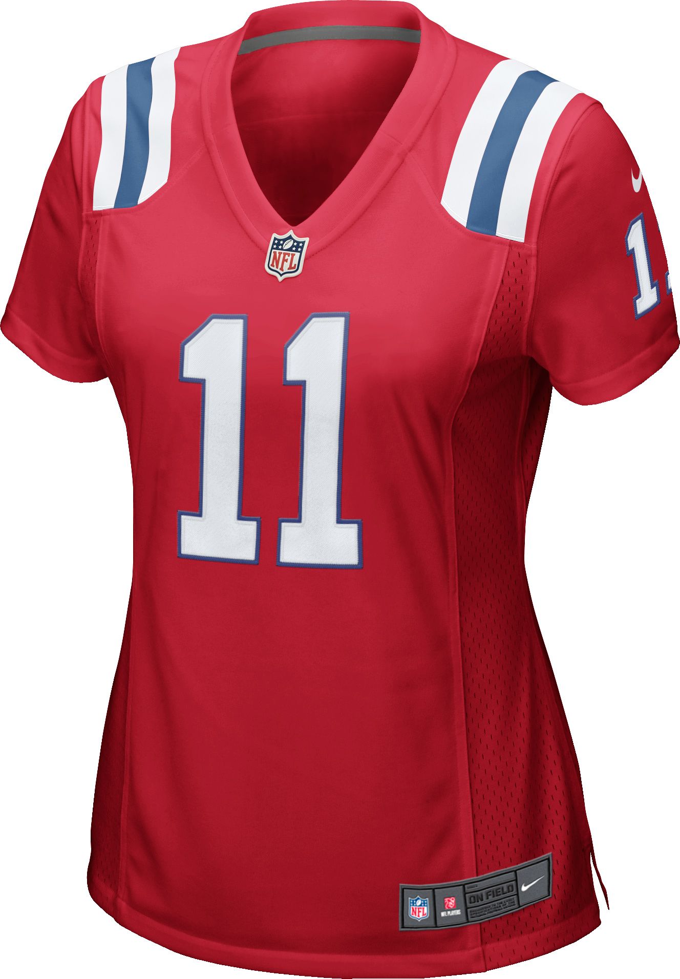 Nike Women's New England Patriots Julian Edelman #11 Red Game Jersey product image